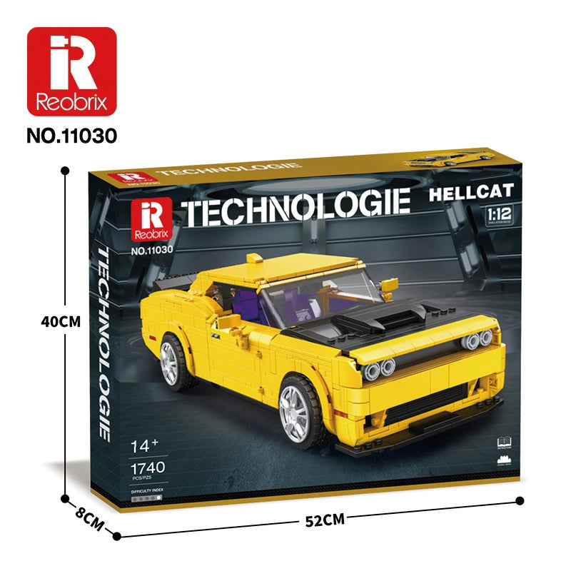 Hellcat Building Blocks Toy Car