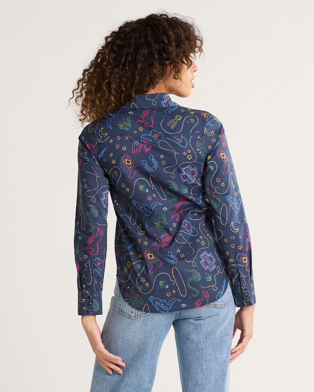 PENDLETON WOMEN'S WESTERN PRINT GAMBLER SHIRT