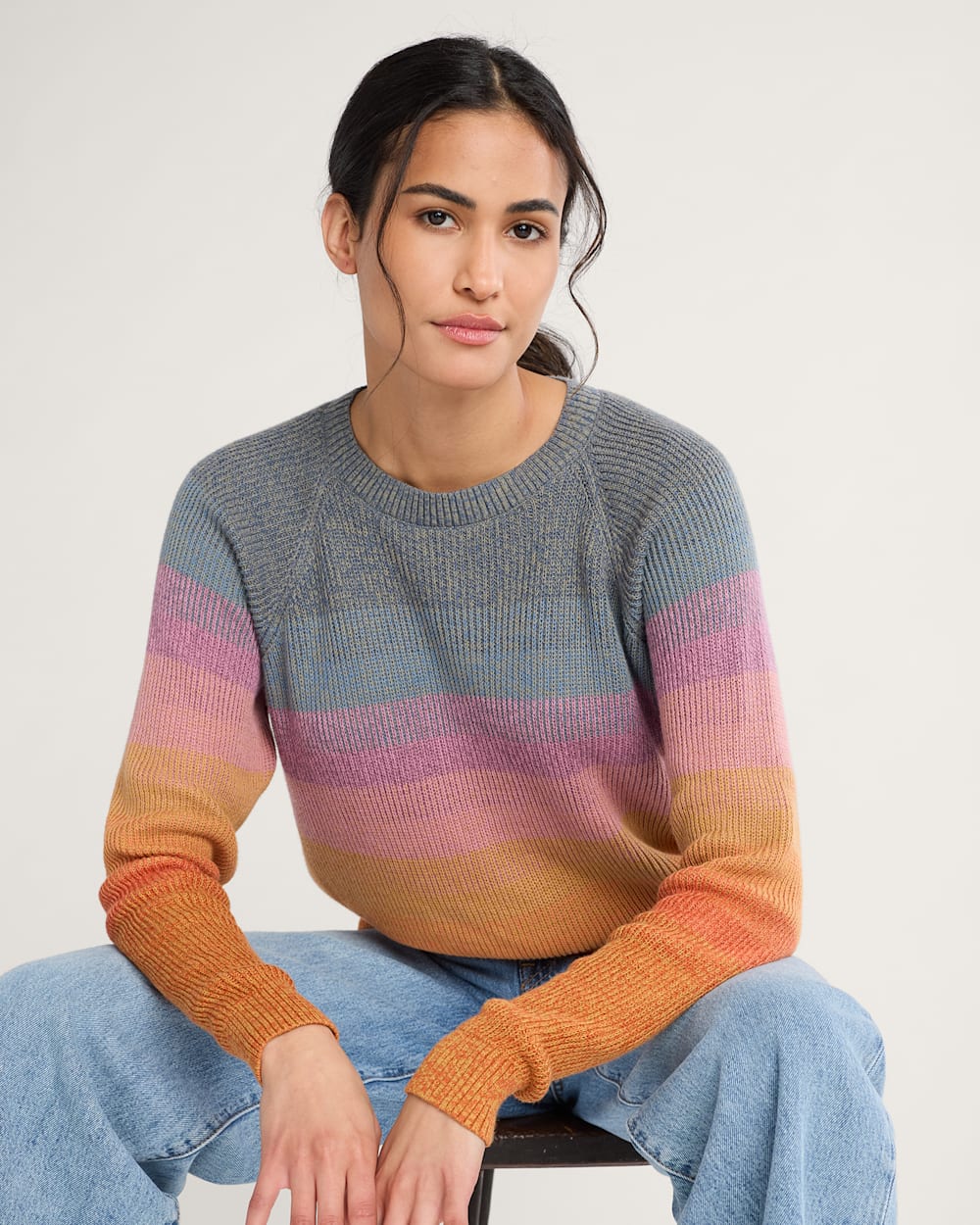 PENDLETON WOMEN'S RAGLAN COTTON SWEATER