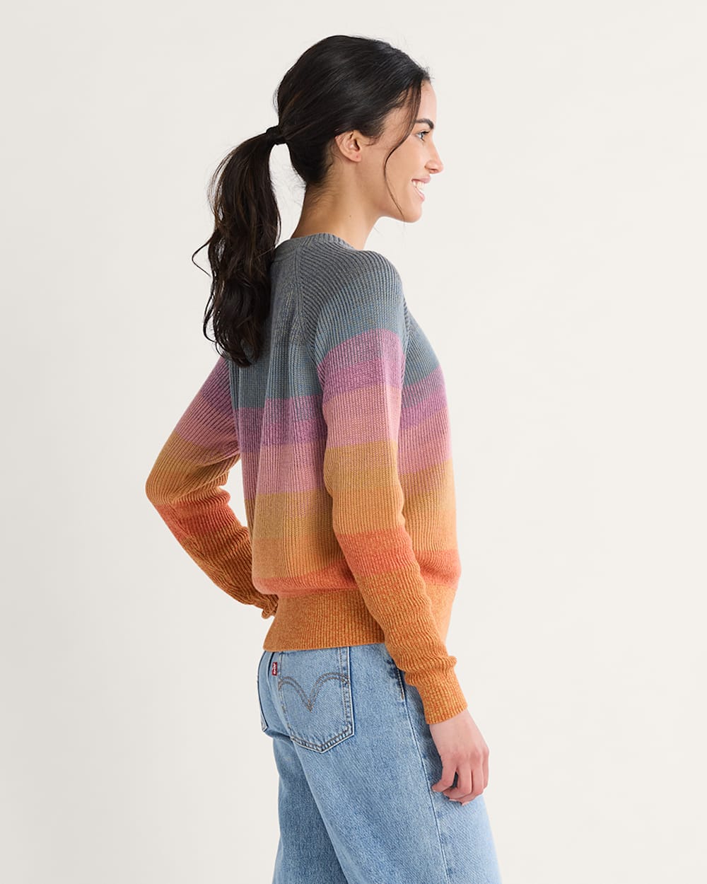 PENDLETON WOMEN'S RAGLAN COTTON SWEATER