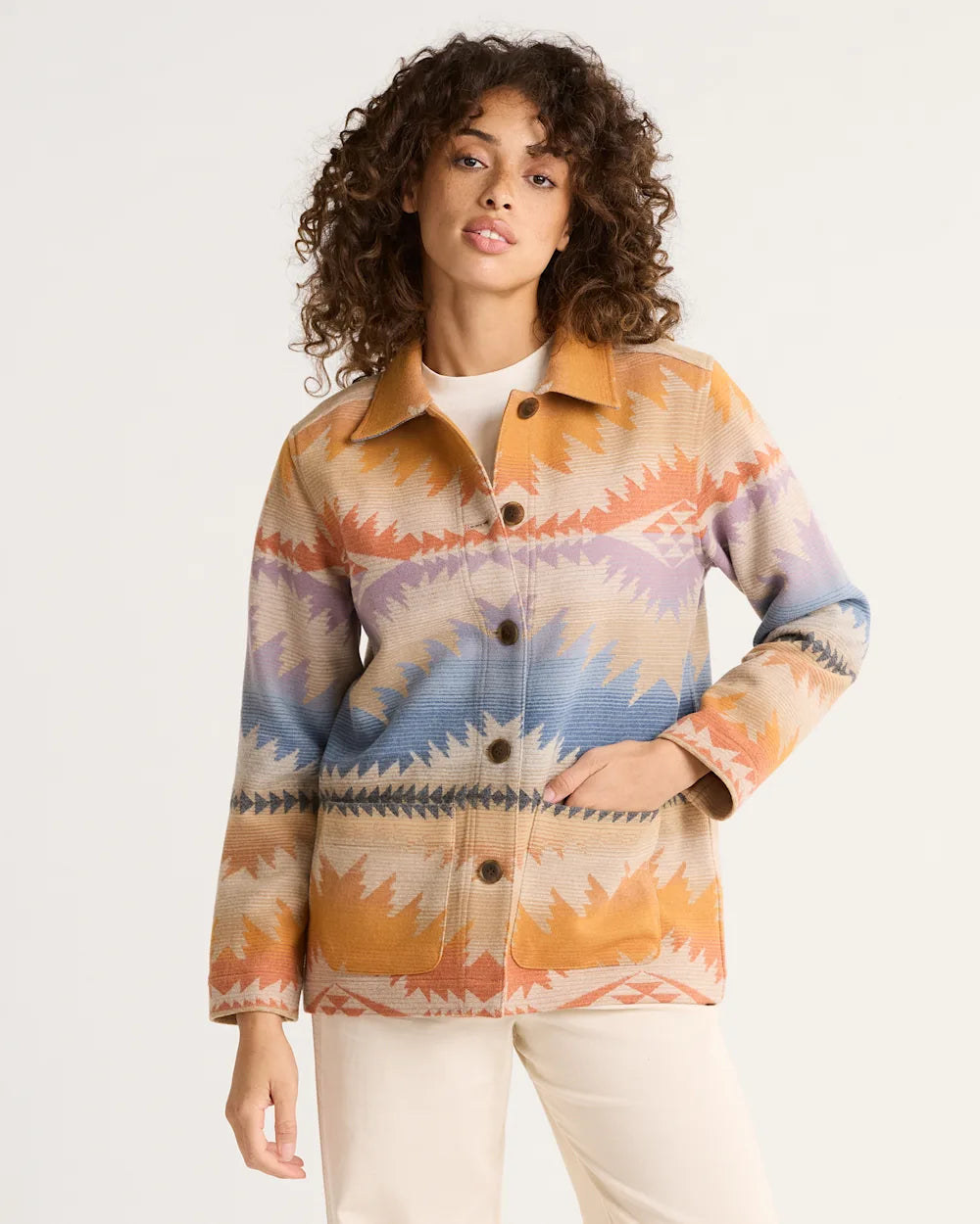 PENDLETON WOMEN'S SUNSET PASS WOOL COAT