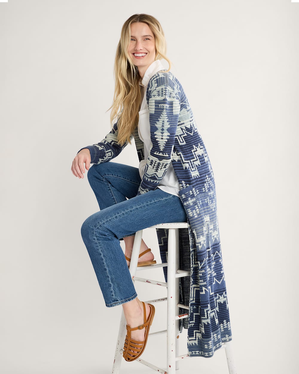 Pendleton Women's Cotton Duster Cardigan