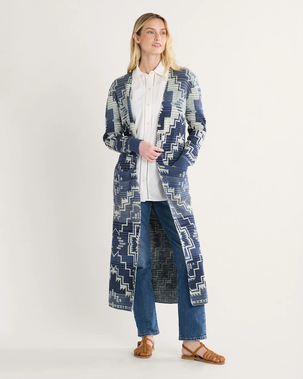 Pendleton Women's Cotton Duster Cardigan