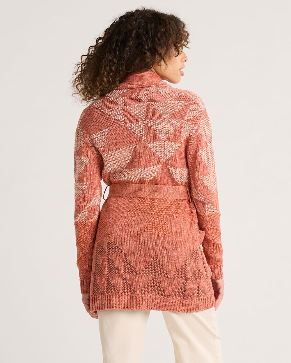 WOMEN'S MONTEREY BELTED COTTON CARDIGAN
