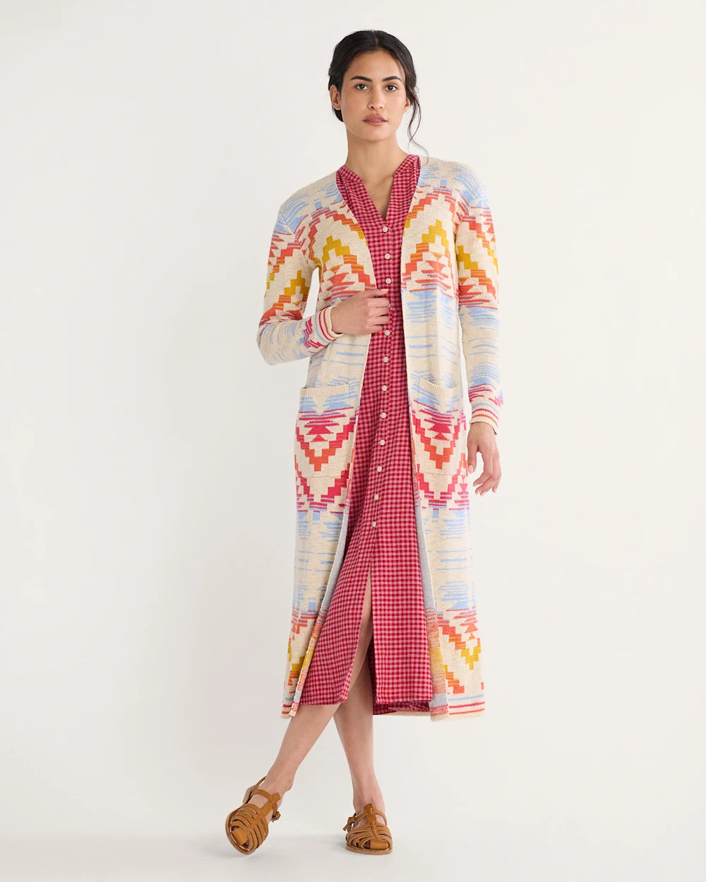 WOMEN'S PENDLETON COTTON DUSTER CARDIGAN