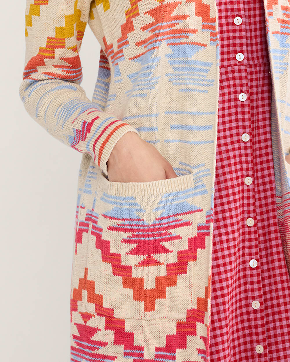 WOMEN'S PENDLETON COTTON DUSTER CARDIGAN