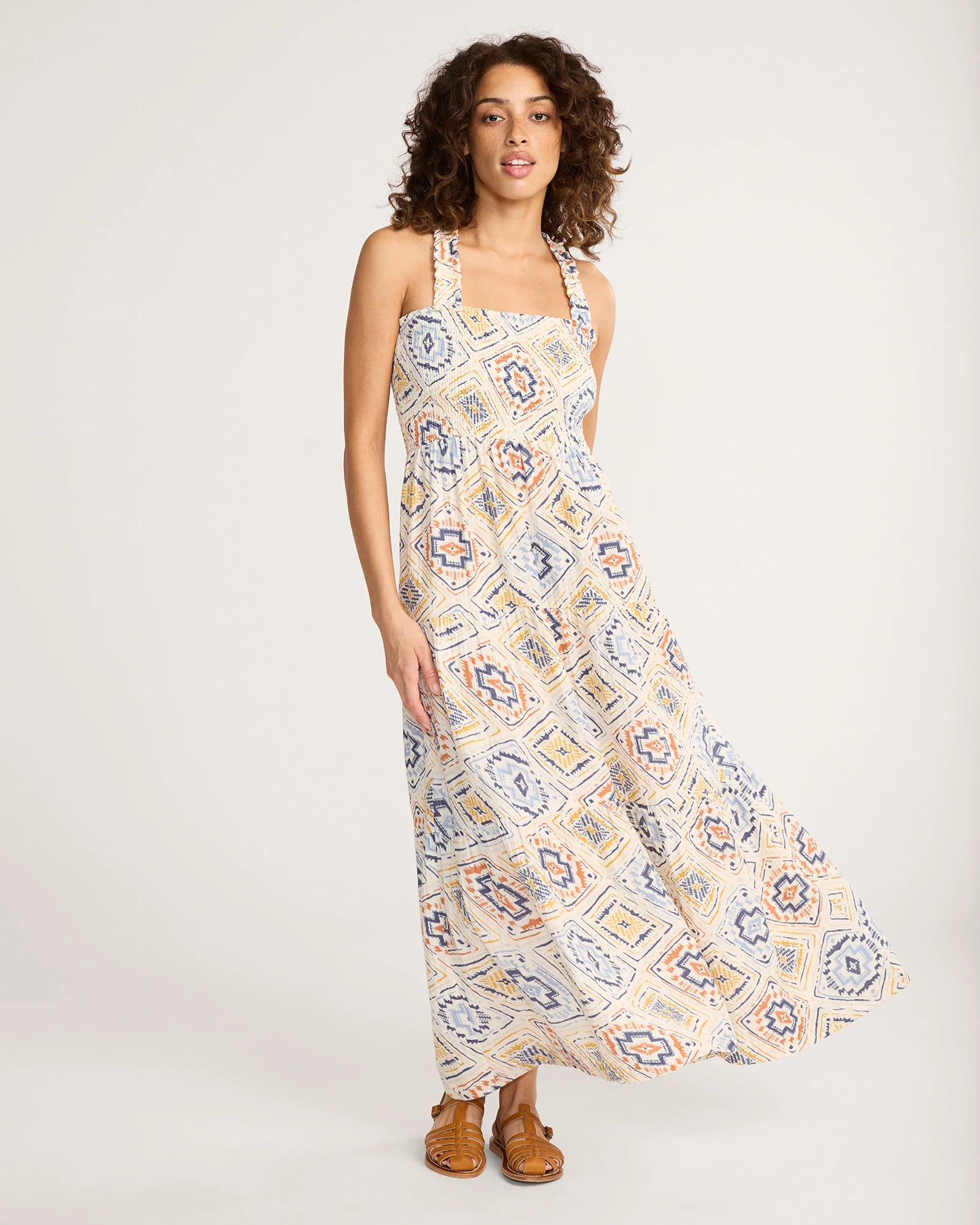 Pendleton Hayley Cotton Gauze Dress in Harding Bandana Print