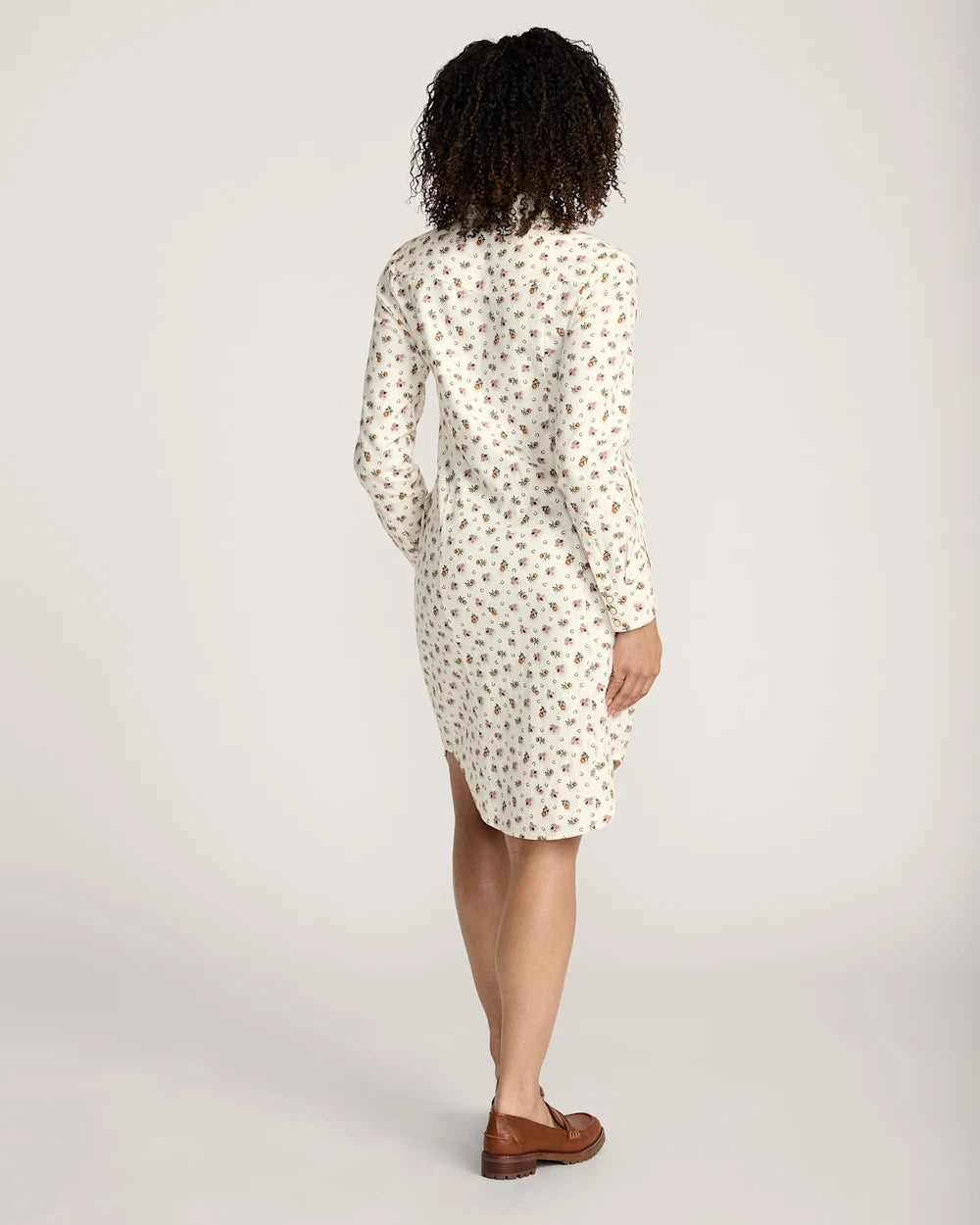 PENDLETON WOMEN'S FLORAL COTTON TWILL GAMBLER SHIRT DRESS