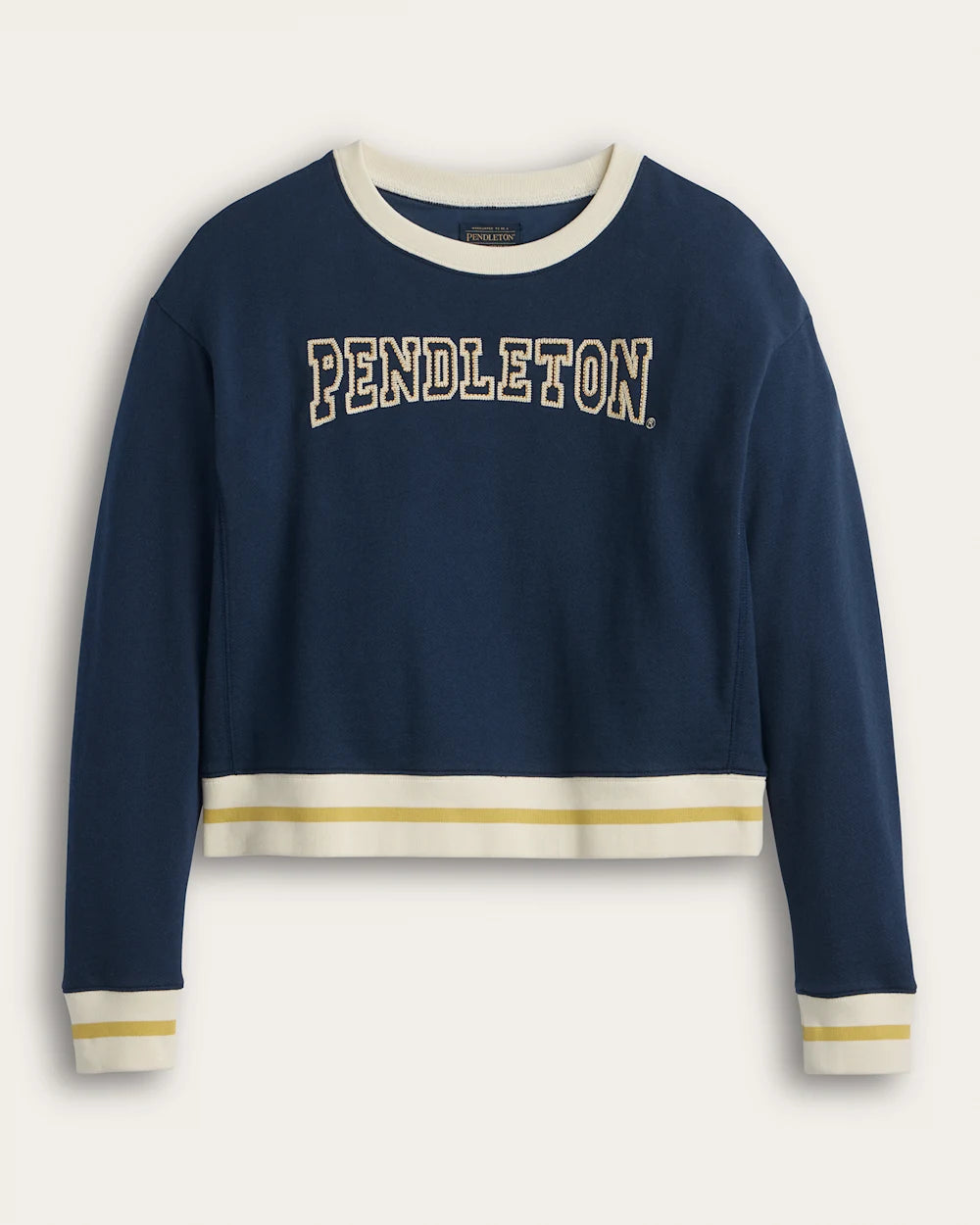 Pendleton Graphic French Terry Pullover in Navy