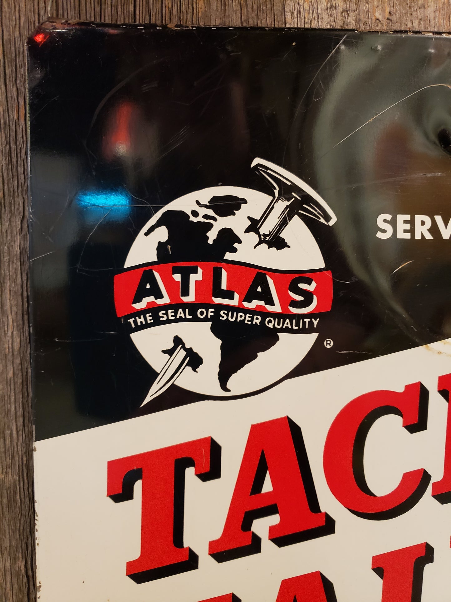 Atlas Tack and Nail Bar sign