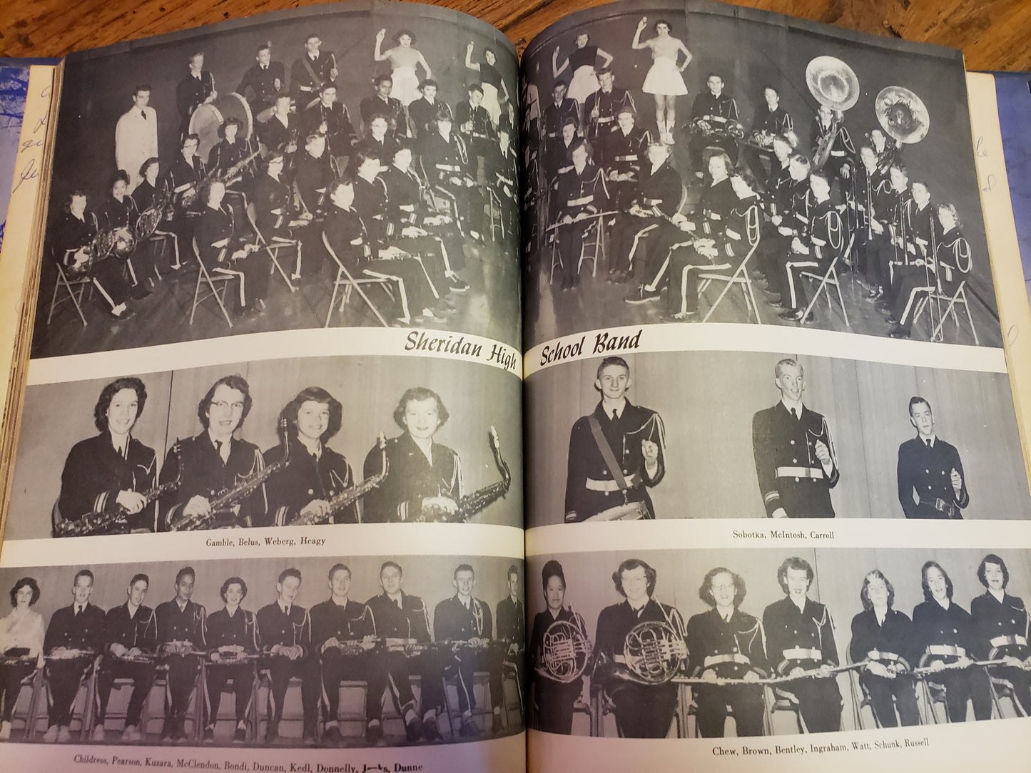 1953 Sheridan High School yearbook