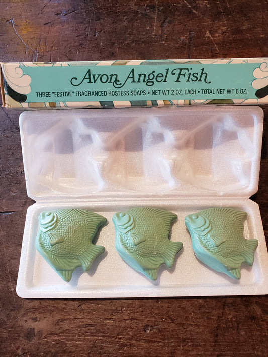 AVON Angel Fish hostess soap set