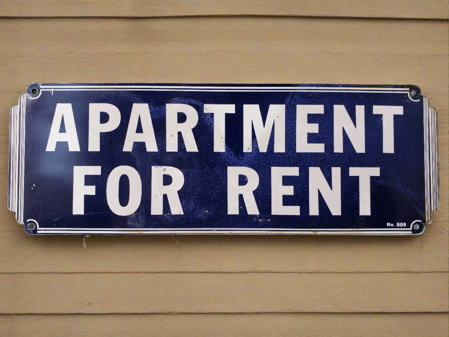 Apartment For Rent metal sign