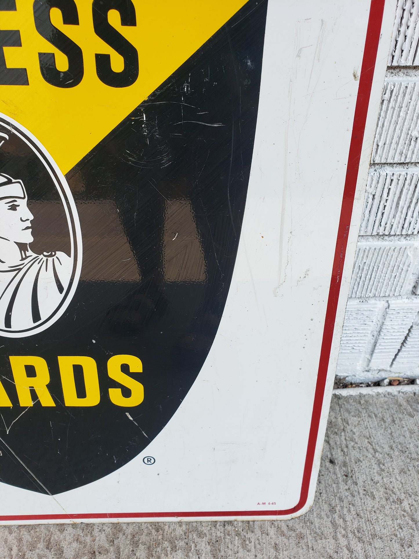 American Express double sided sign