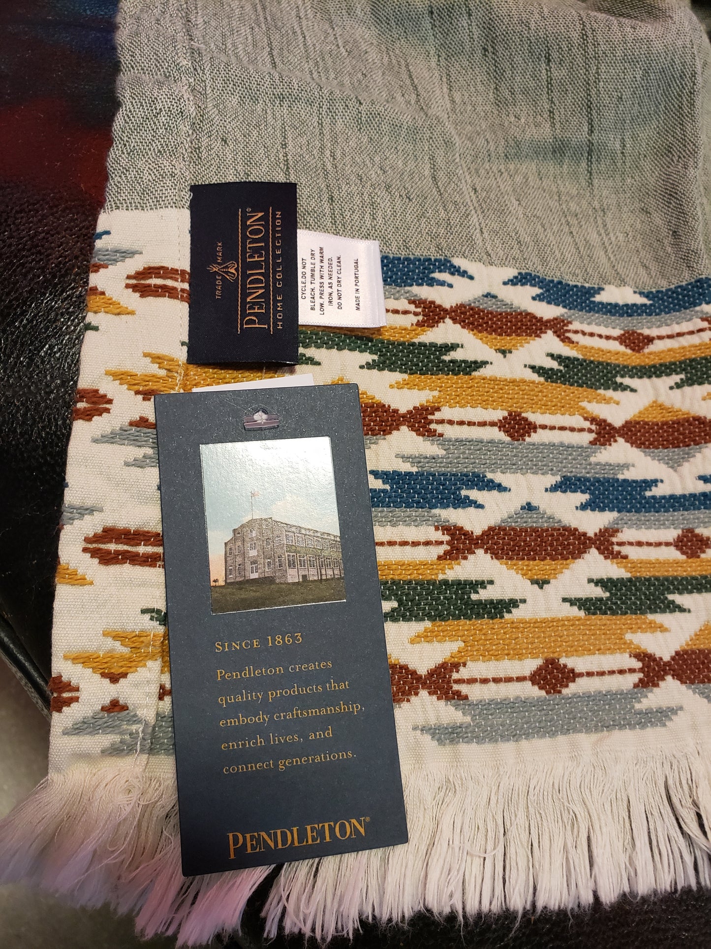 Pendleton Fringed Cotton Throw