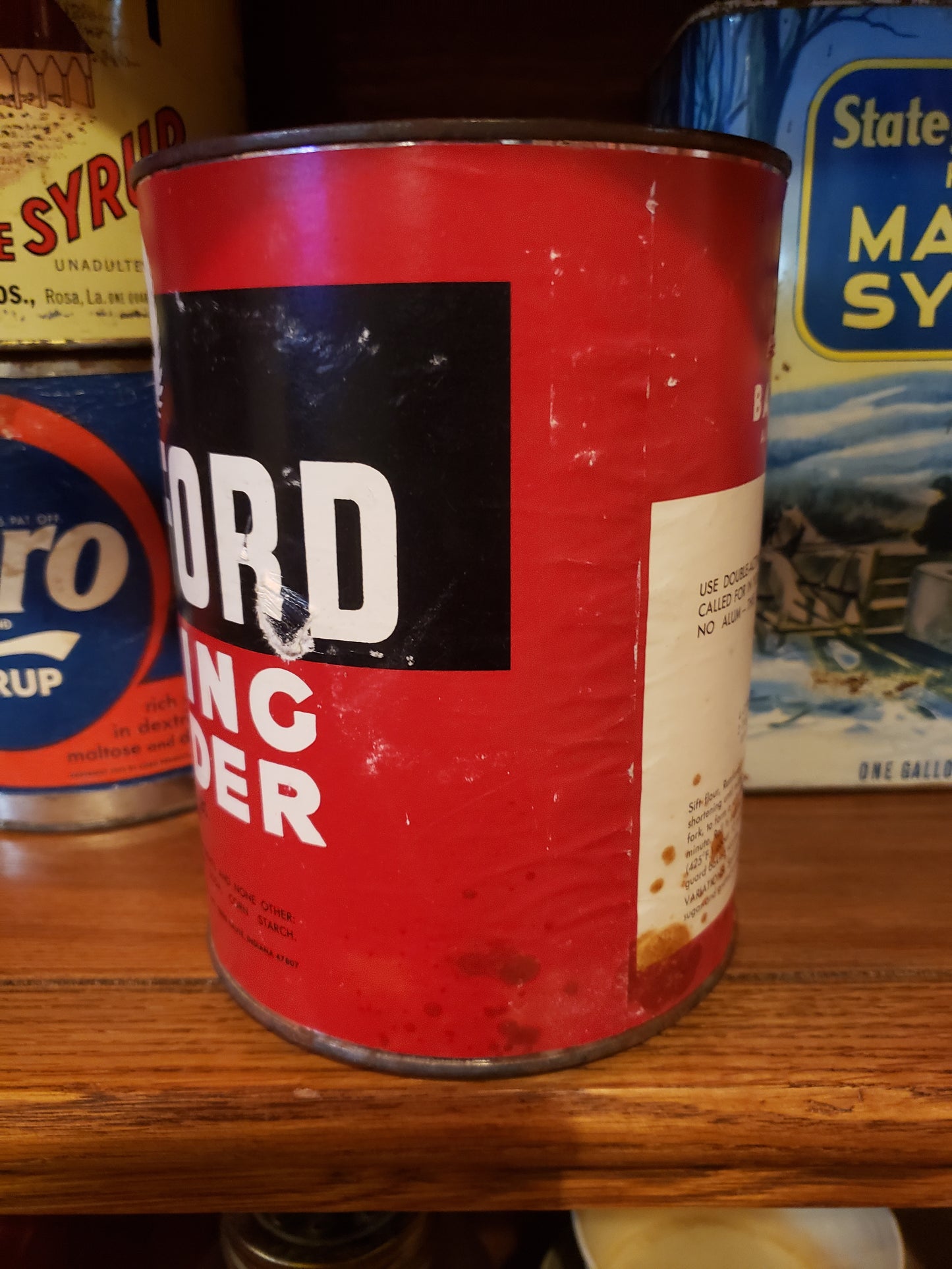 Rumford Baking Powder 5 lb. tin (empty)