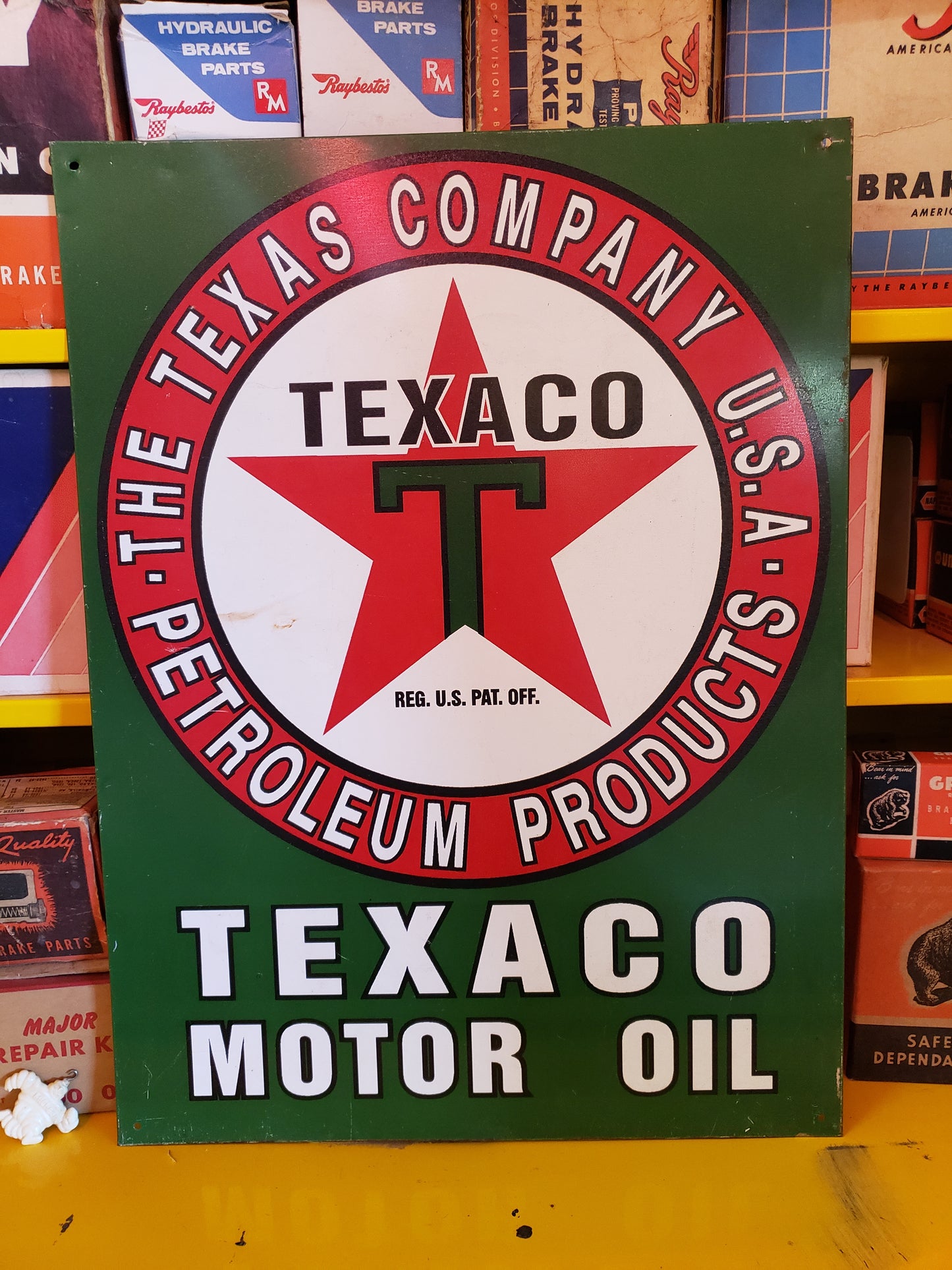 Texaco Motor Oil sign