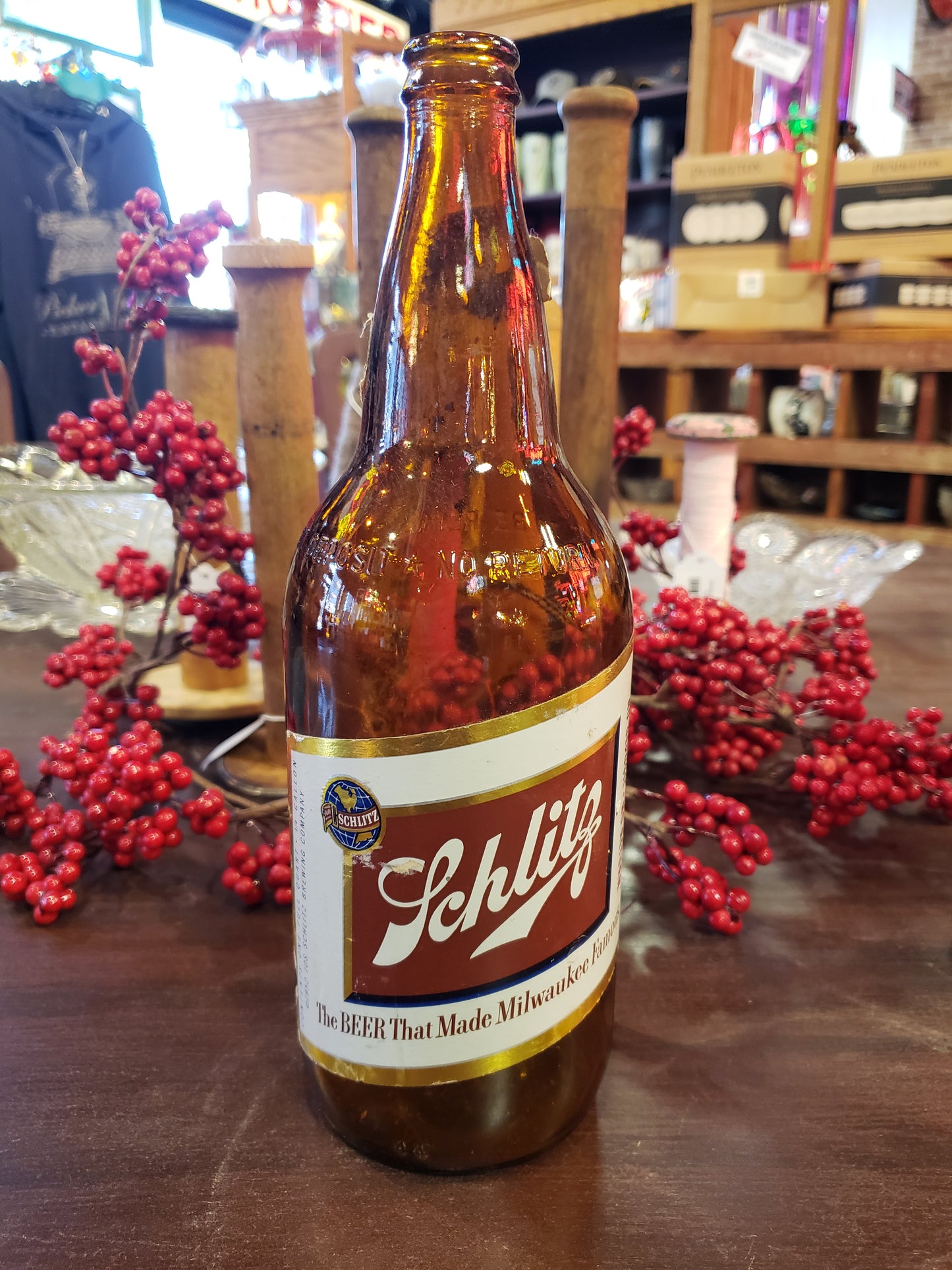 1952 Schlitz one quart bottle