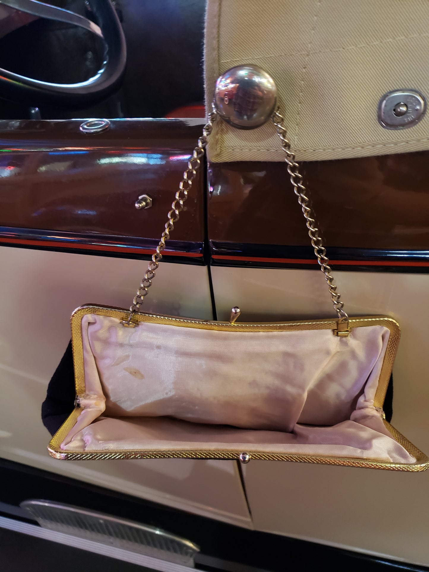 Vintage Black Clutch Purse