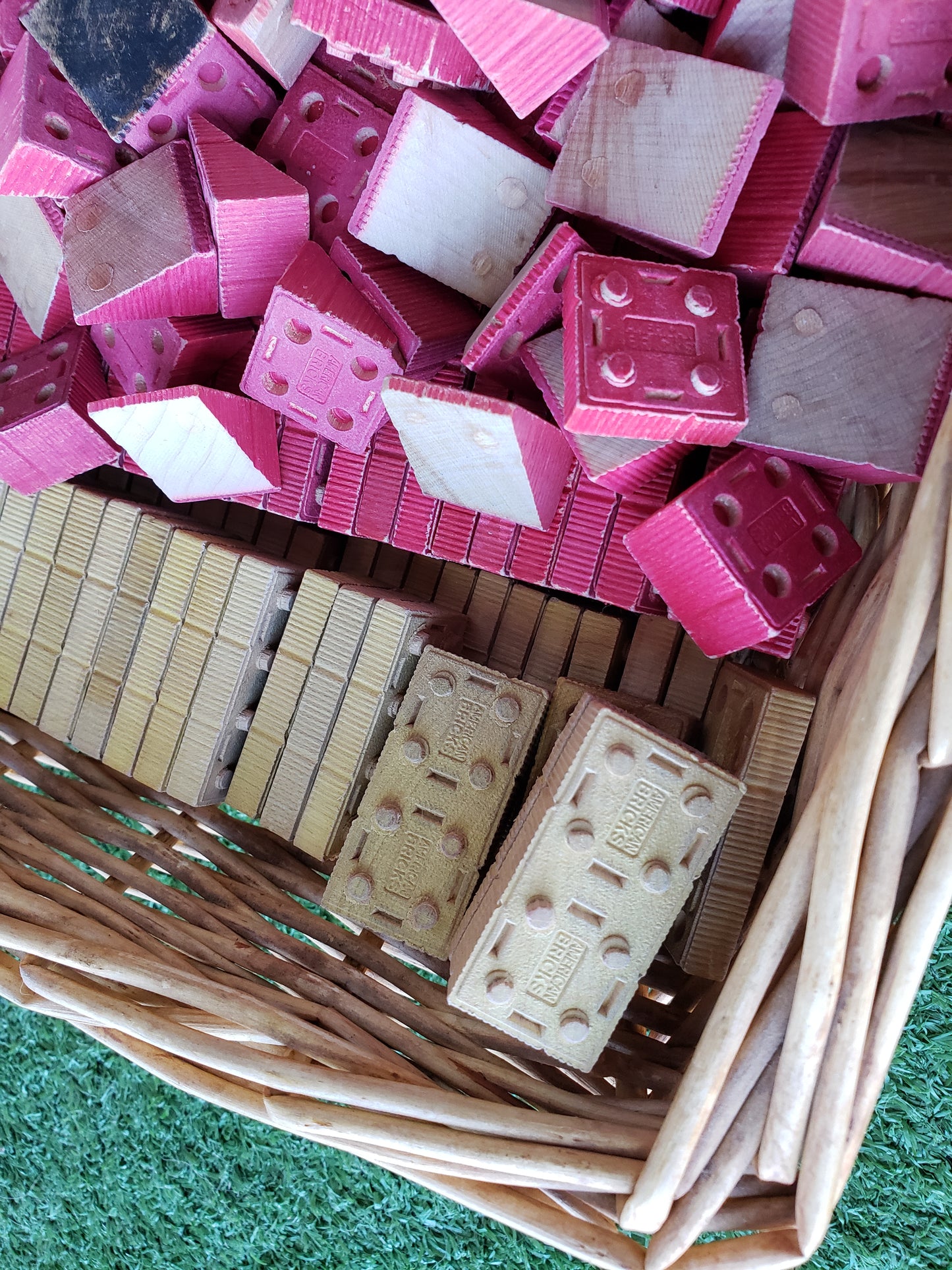 American Bricks vintage building blocks