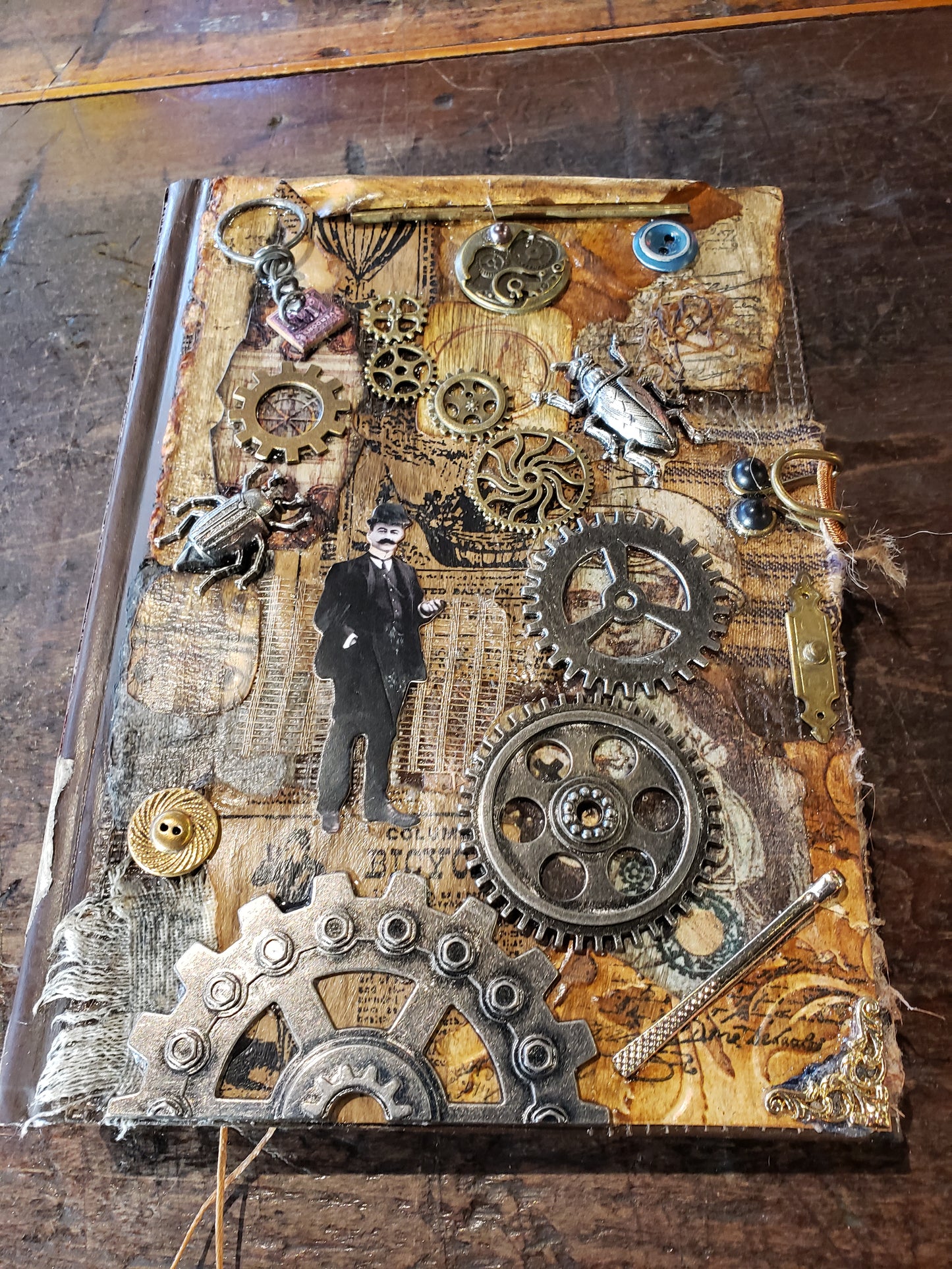Steampunk Themed Journal/ Keepsake Book