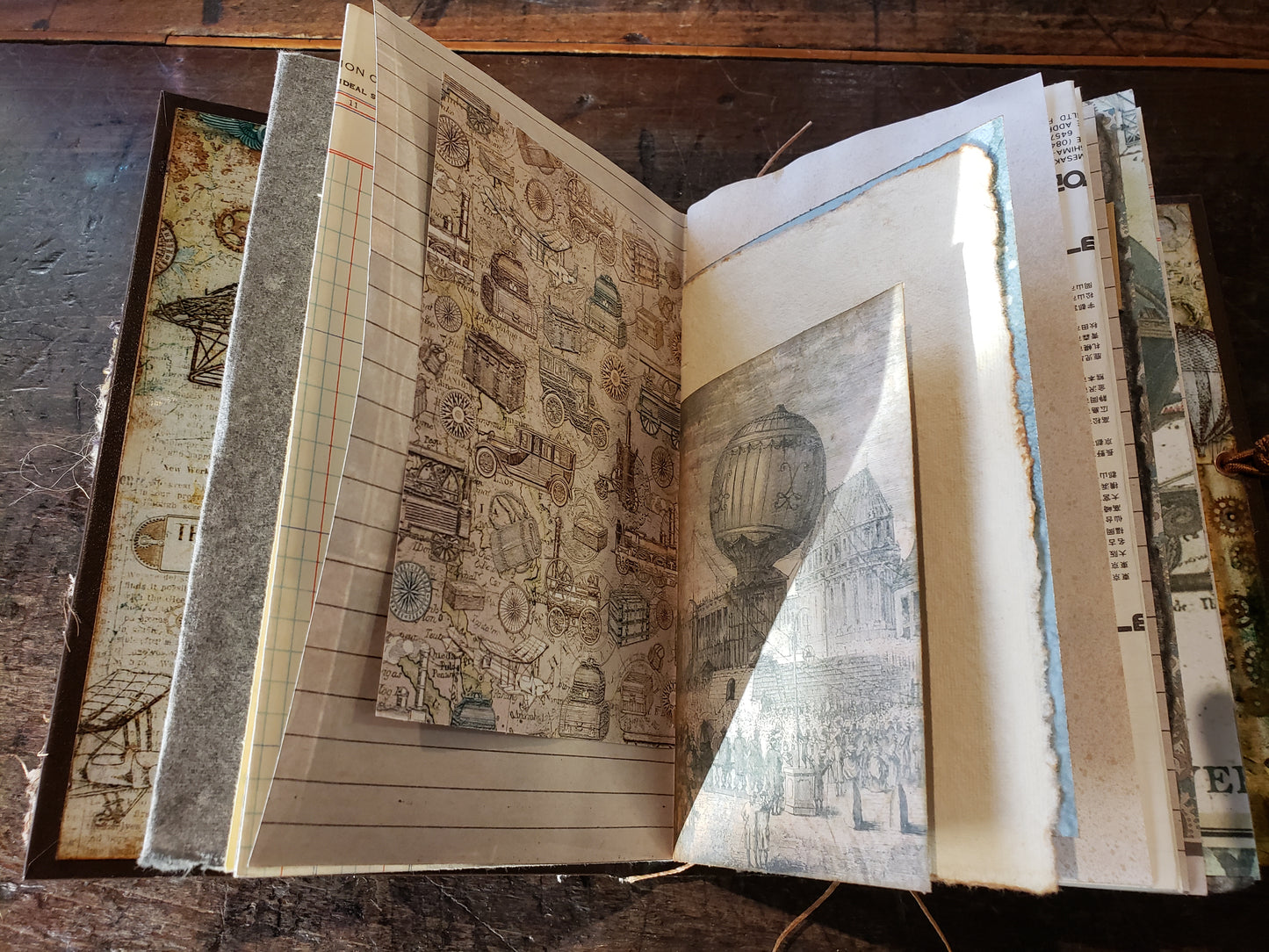 Steampunk Themed Journal/ Keepsake Book