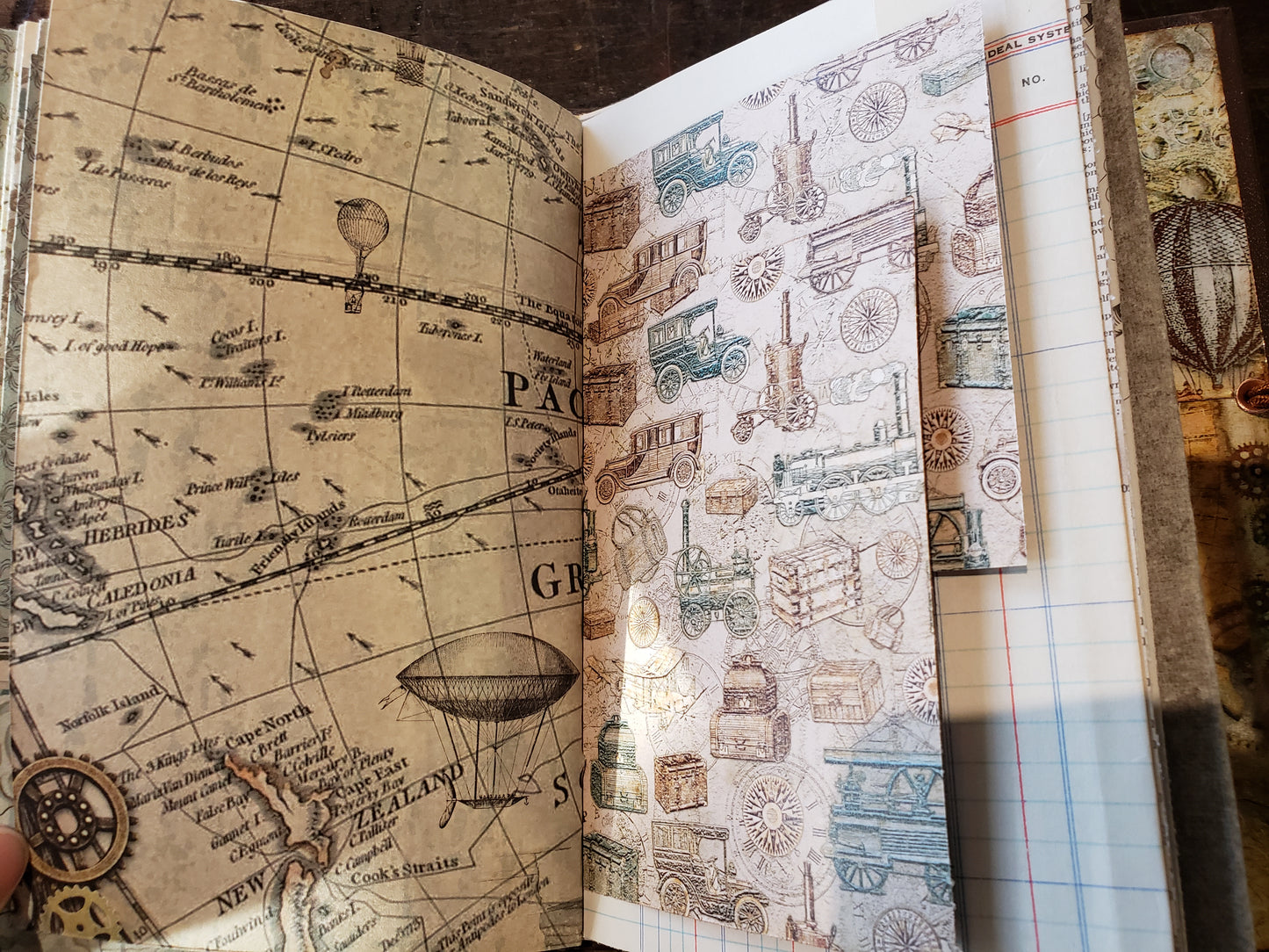 Steampunk Themed Journal/ Keepsake Book