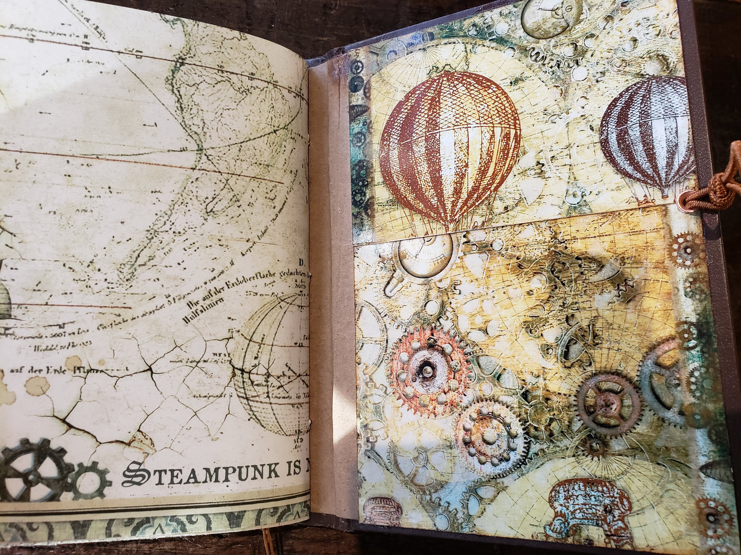 Steampunk Themed Journal/ Keepsake Book