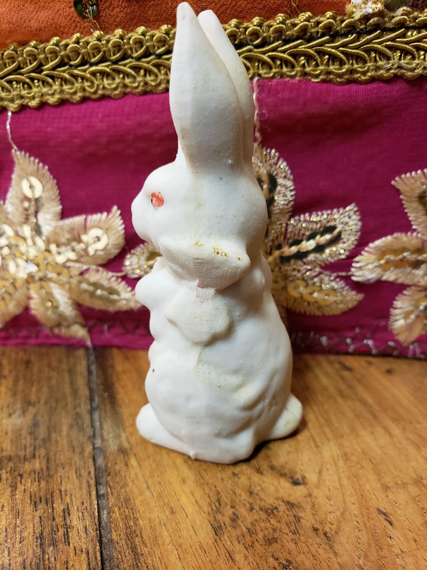 Vintage Albino Rabbit figurine