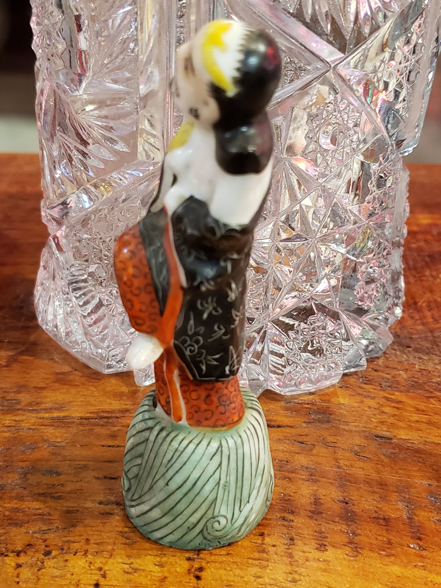 China dancing man porcelain figurine