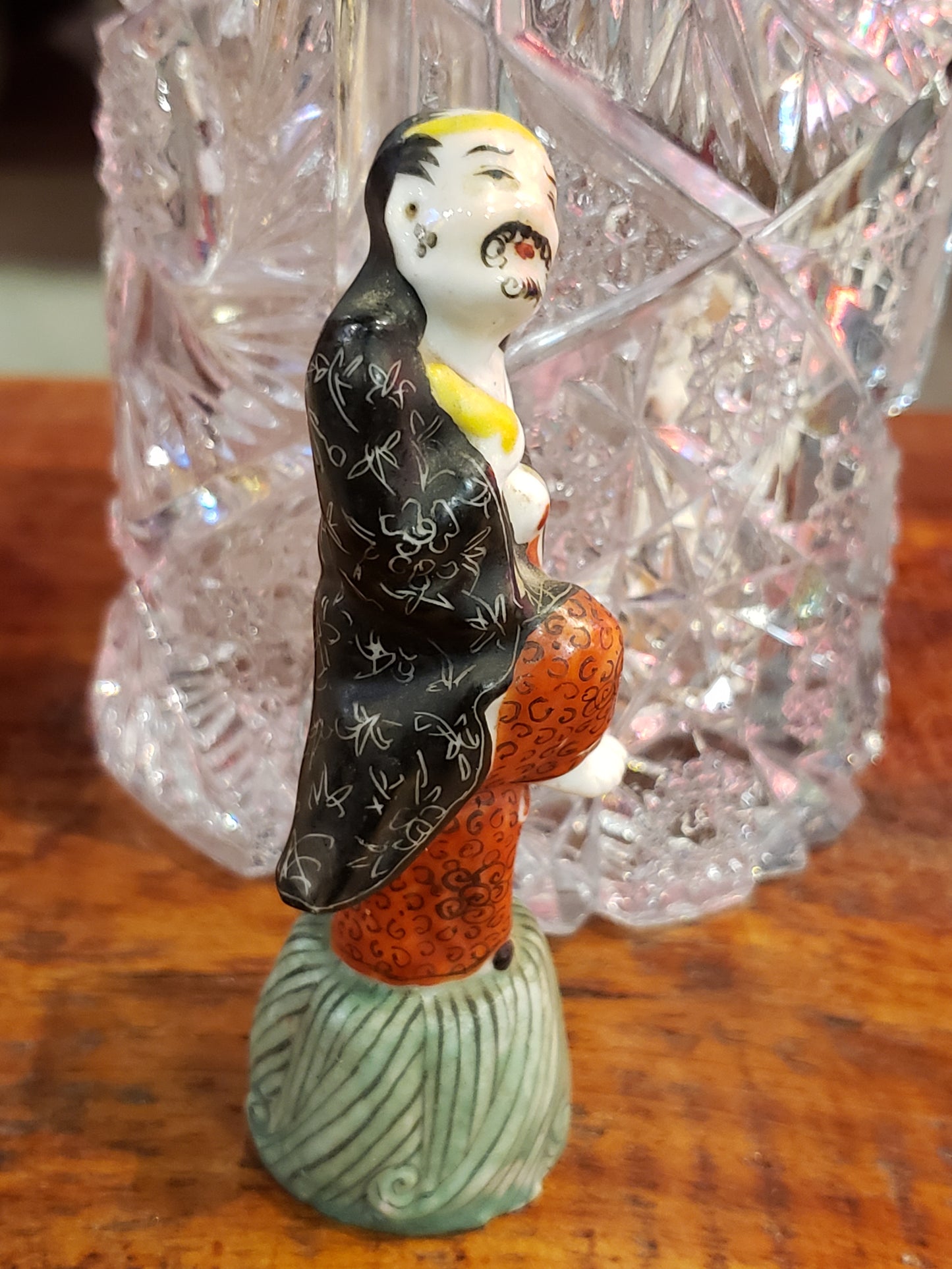 China dancing man porcelain figurine