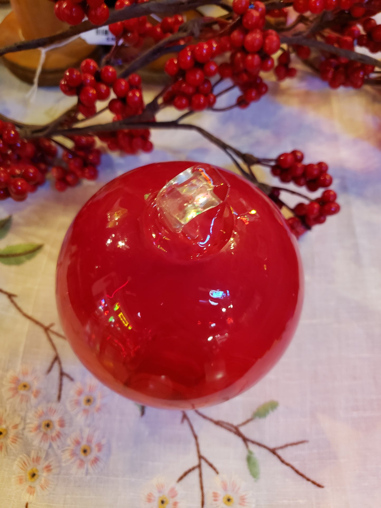 Red blown Glass ornament