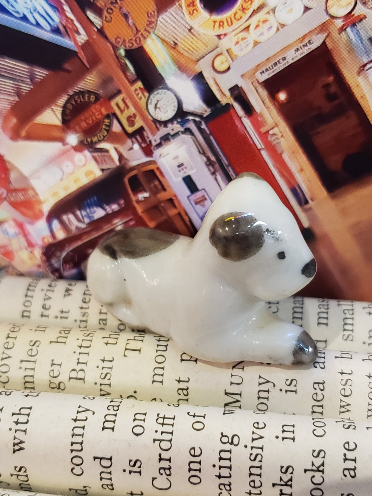 Miniature Porcelain Spotted Dog