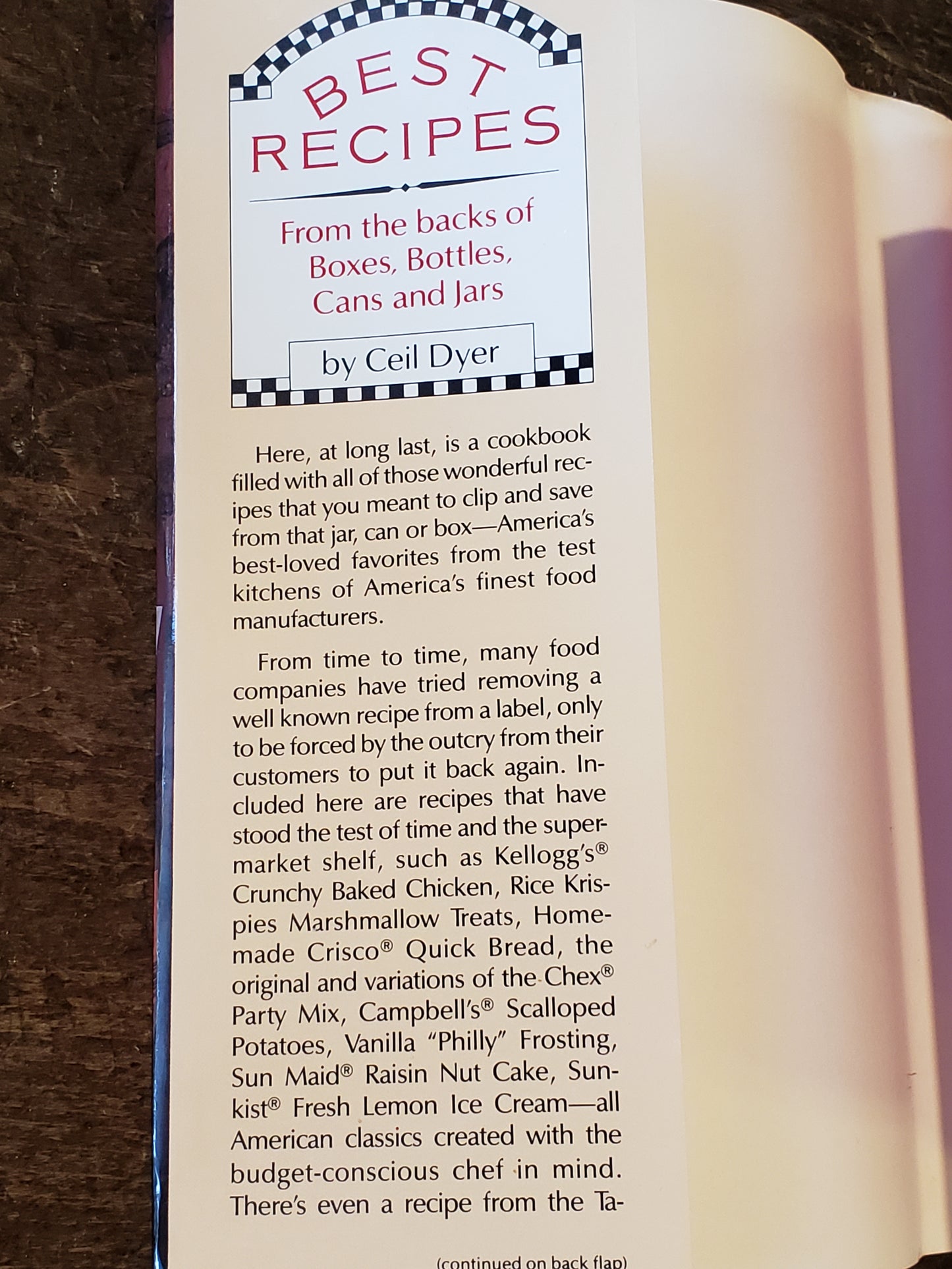 Best Recipes from the backs of Boxes, Bottles, Cans and jars, Cecil Dyer