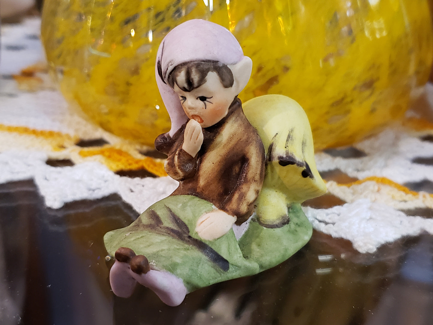 Josef Originals Sleepy Elf figurine
