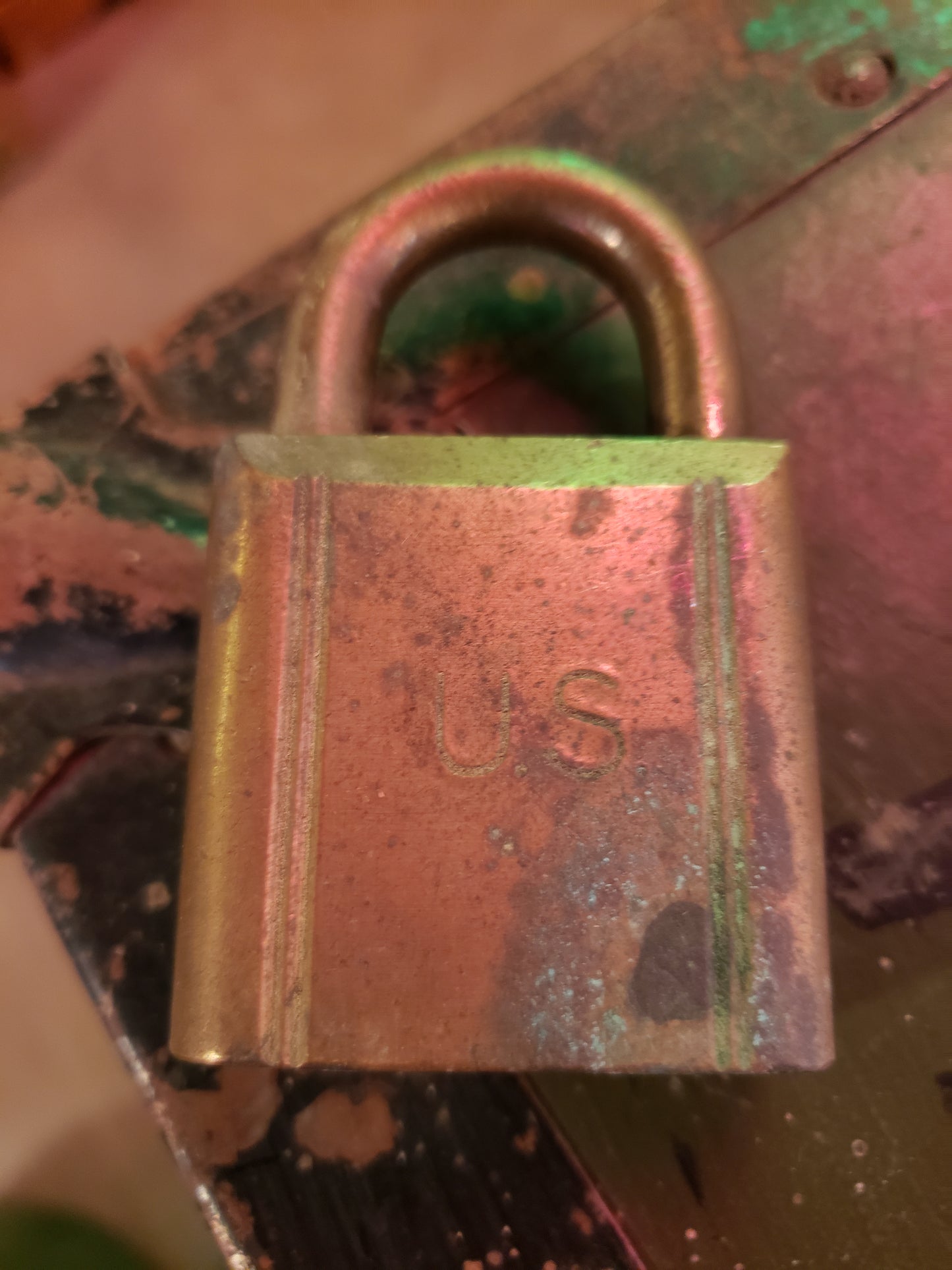 US military YALE Padlock (no key)
