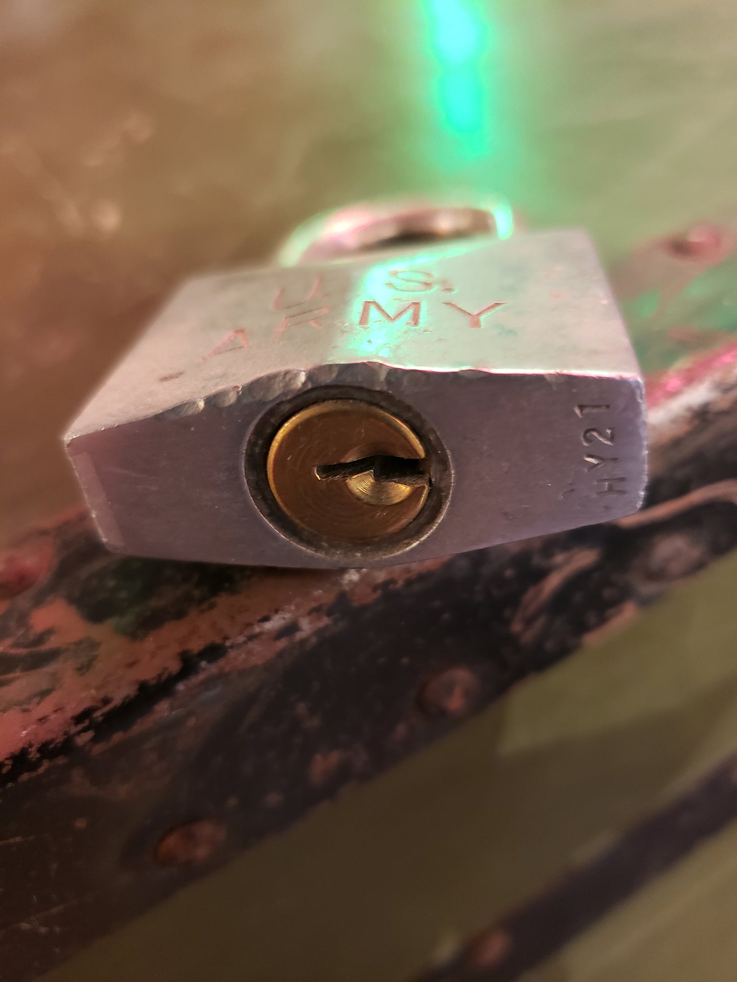 US ARMY padlock (no key)