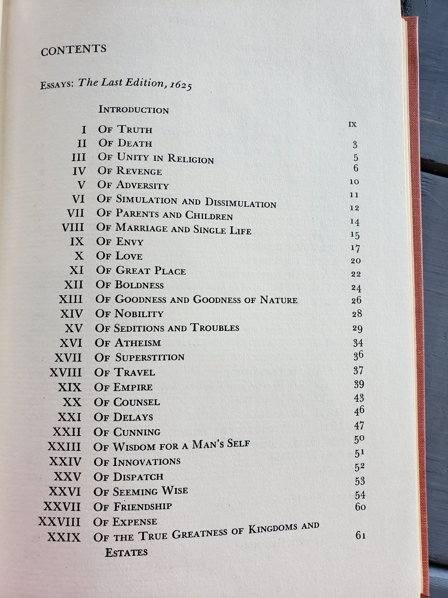 Essays by Sir Francis Bacon by the Fine Editions Press