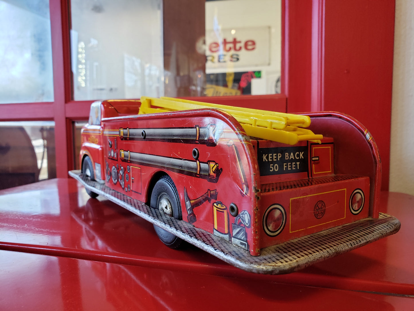 MARX Friction Fire Truck
