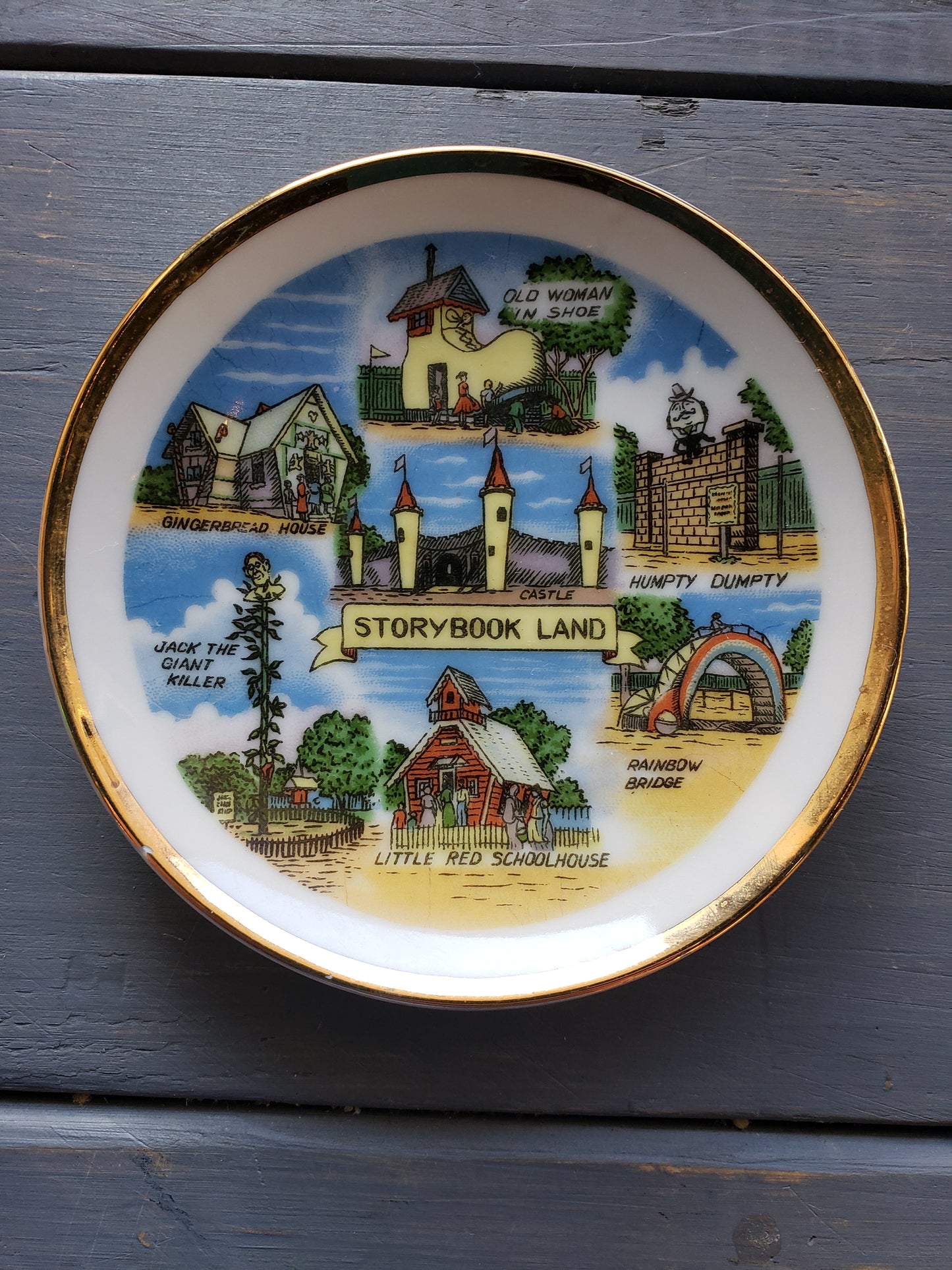 Storybook Land souvenir plate