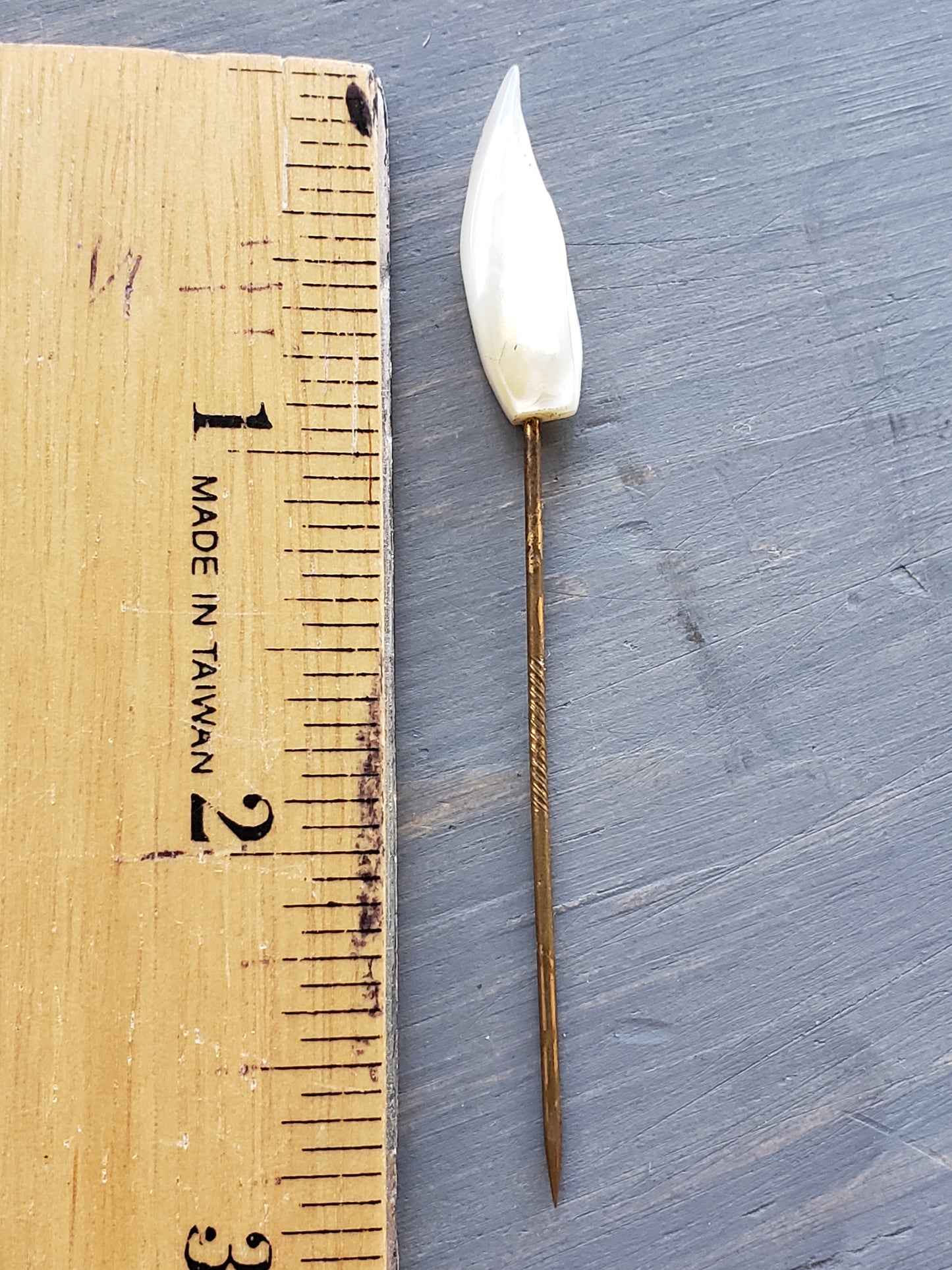 Mother of Pearl hat pin