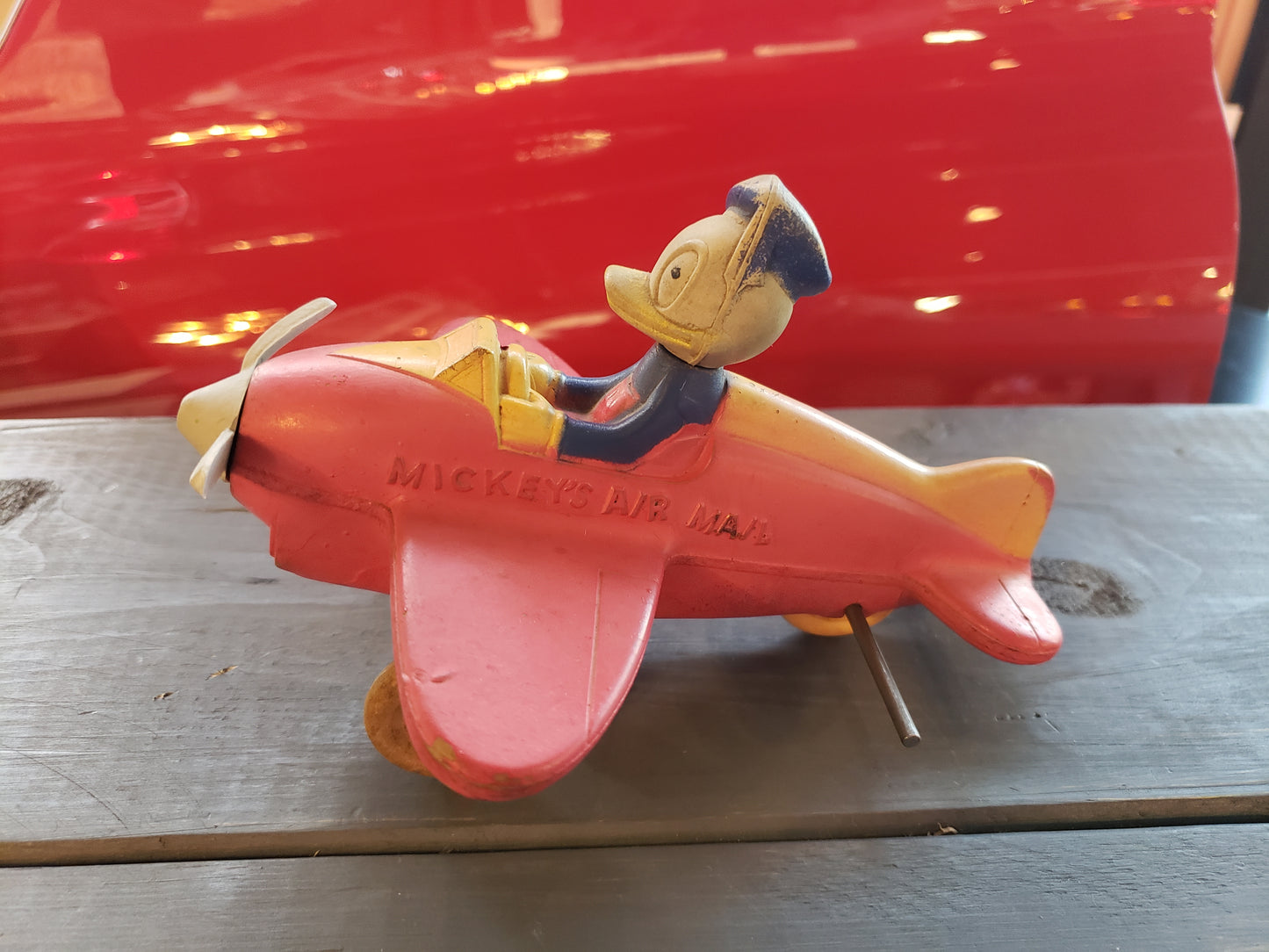Sun Rubber Co. Mickey's Air Mail plane