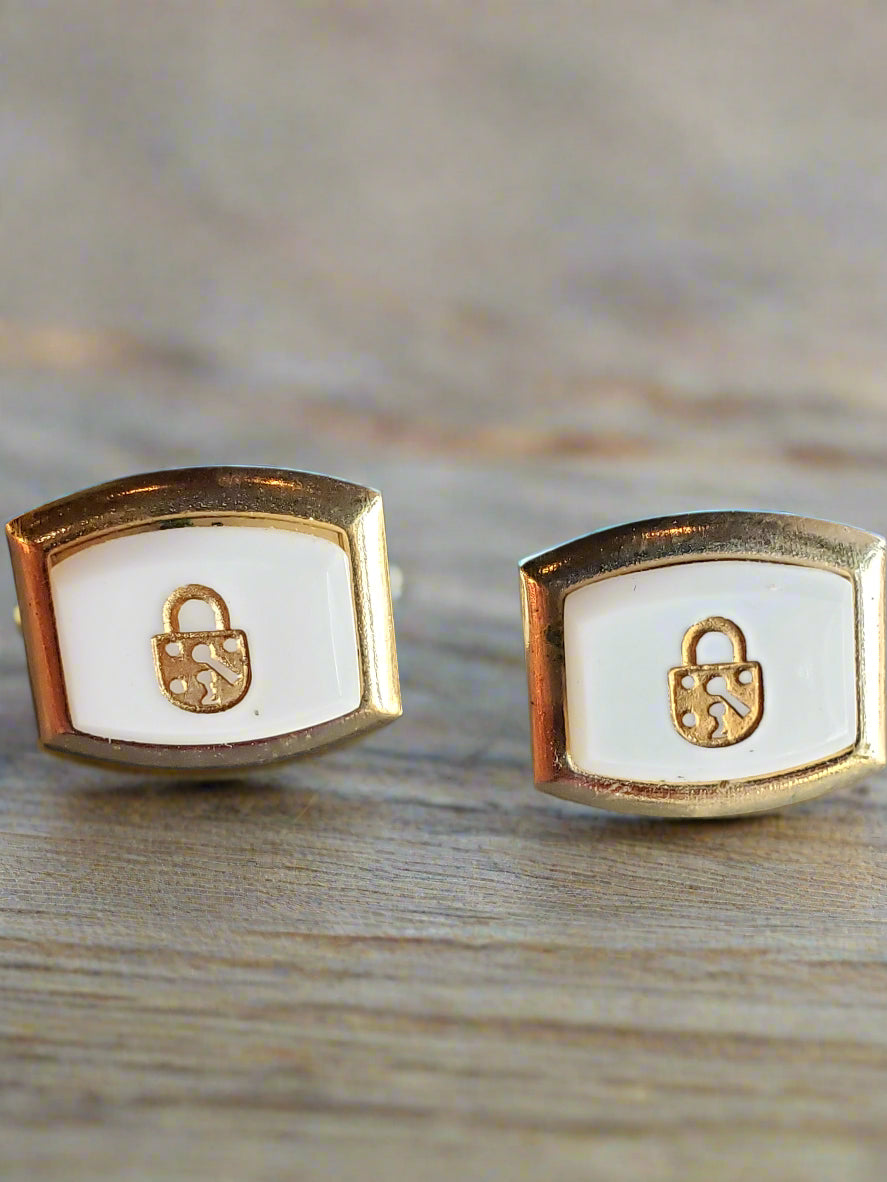 Vintage Lock cuff link set