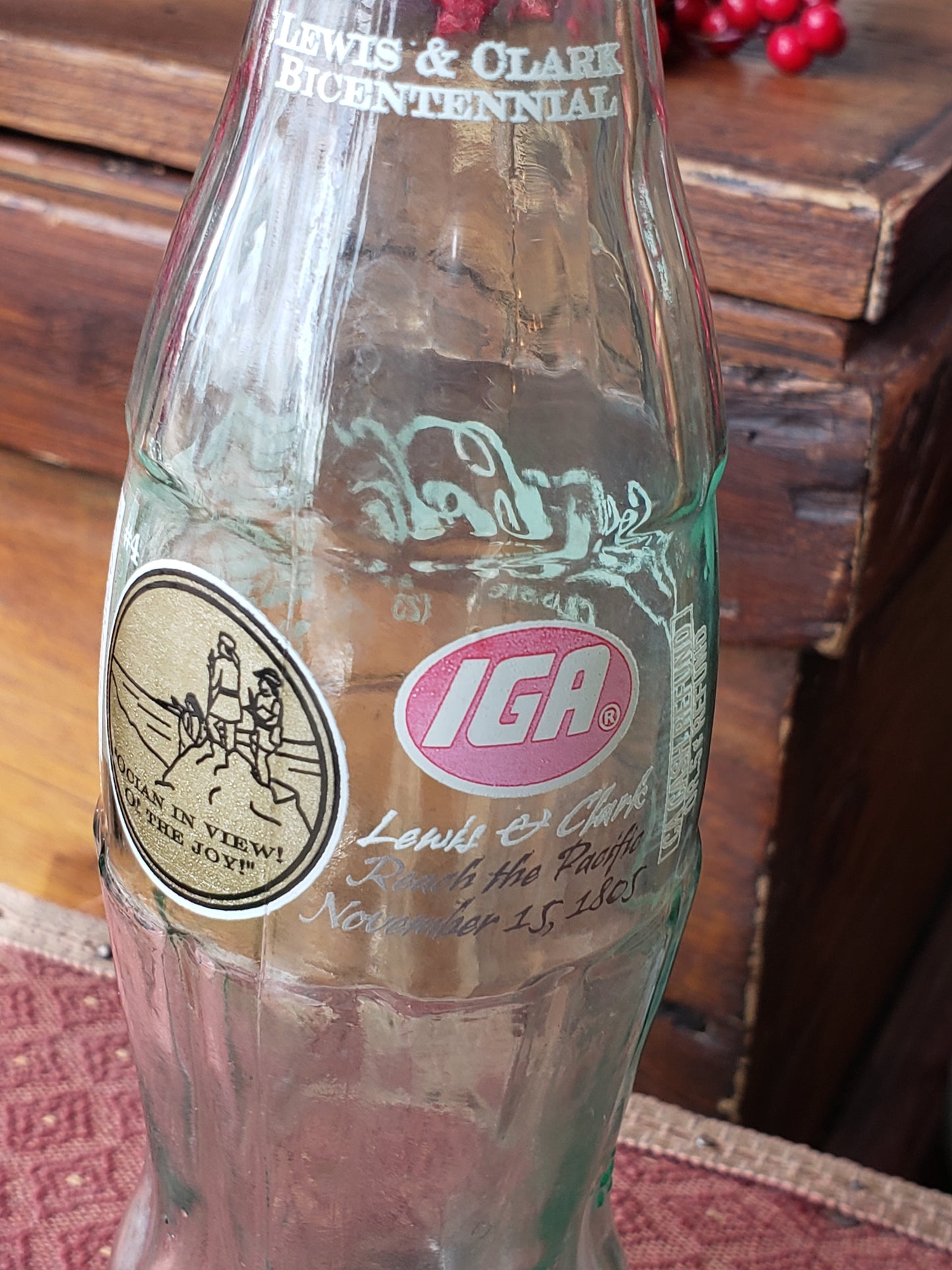 Lewis & Clark Bicentennial Coca Cola bottle