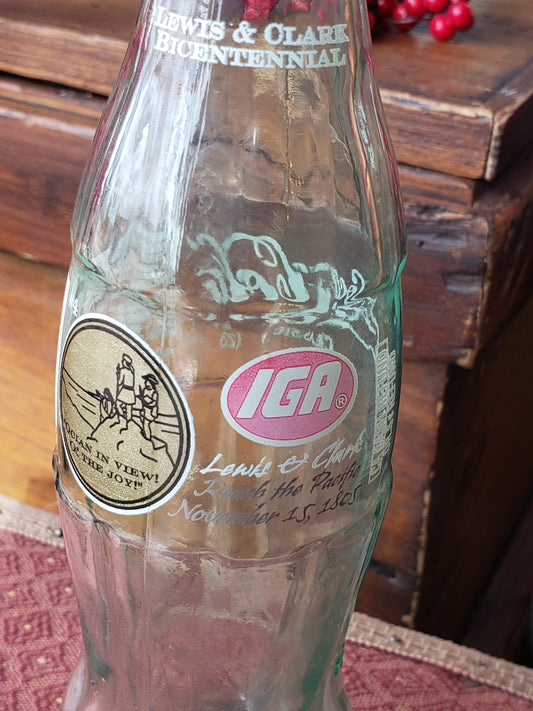 Lewis & Clark Bicentennial Coca Cola bottle