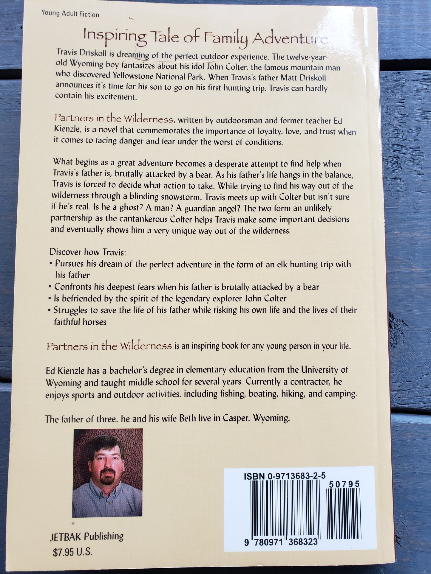 Partners in the Wilderness Travis's Choice, autographed copy by Ed Kienzle