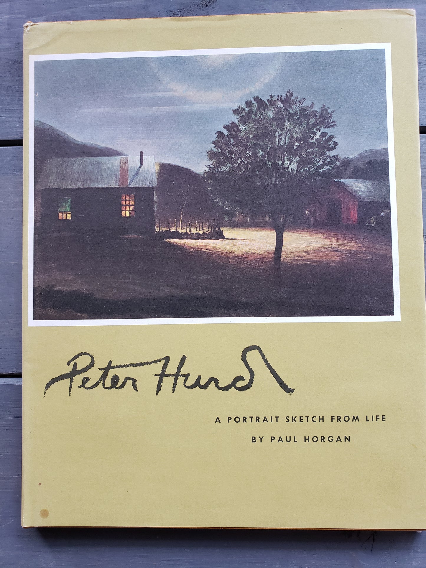 Peter Hurd, A Portrait Sketch from Life by Paul Horgan