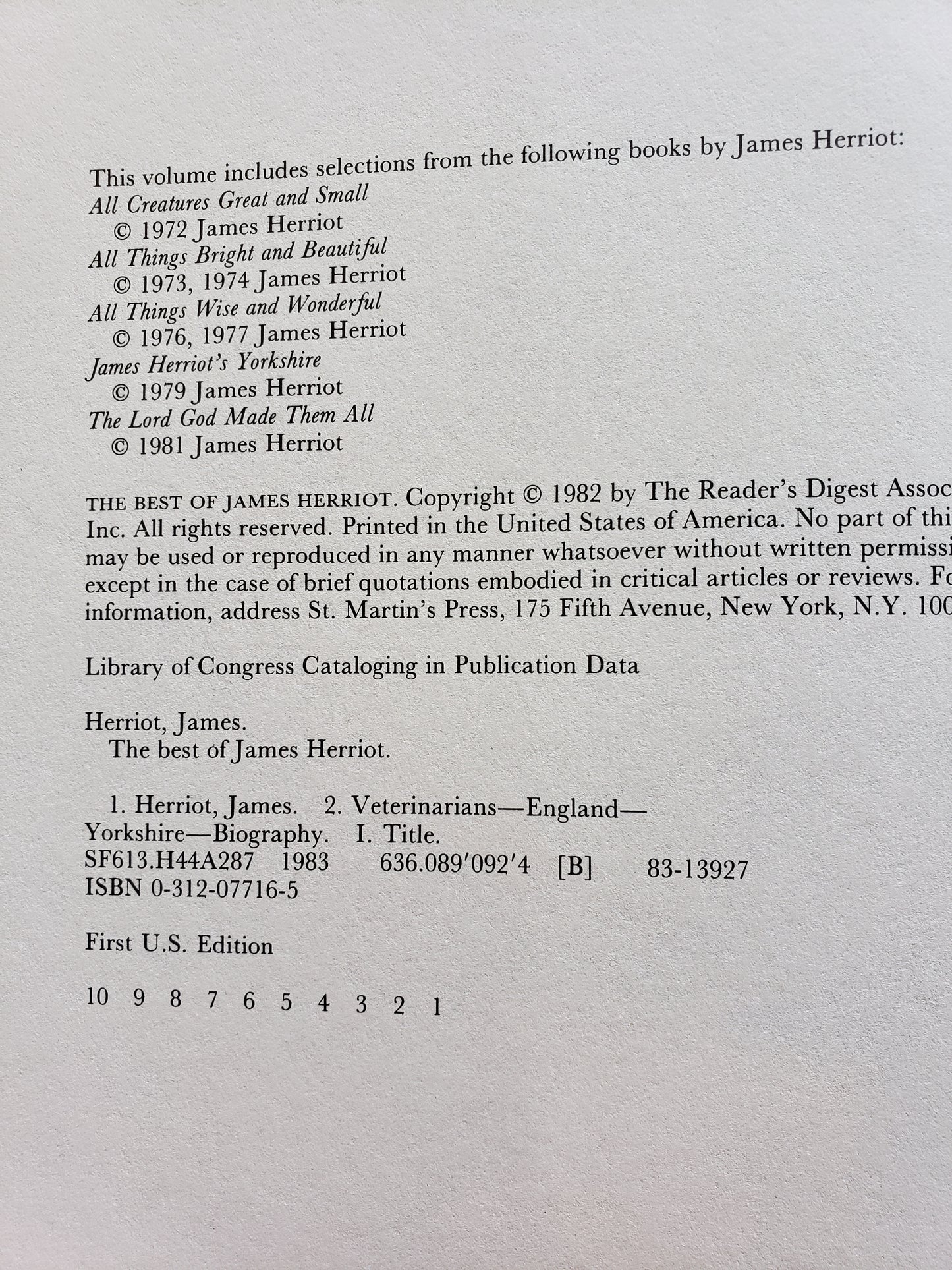 The Best of James Herriot