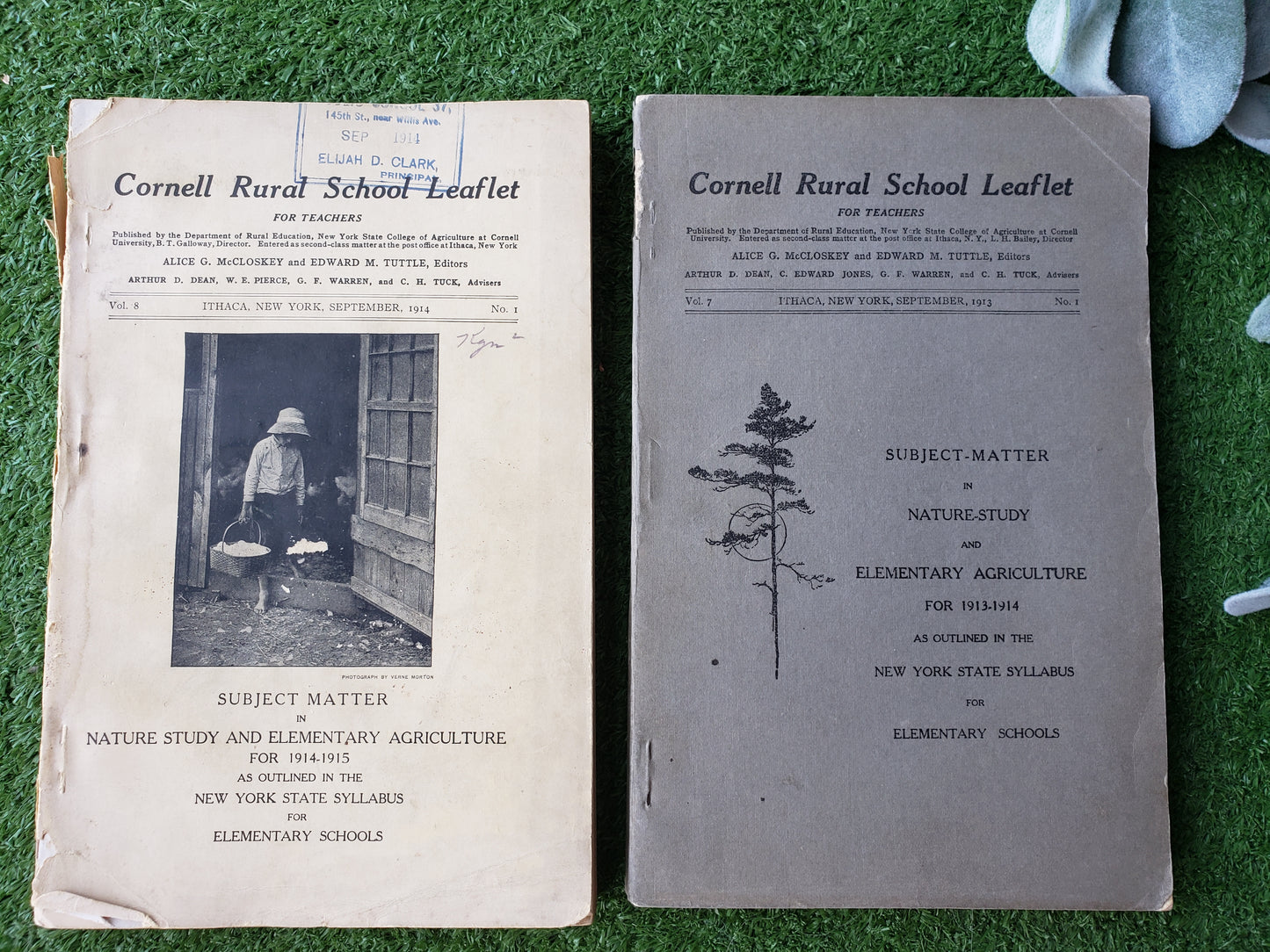 Cornell Rural School Leaflet (BOOK SET) 1913-1915