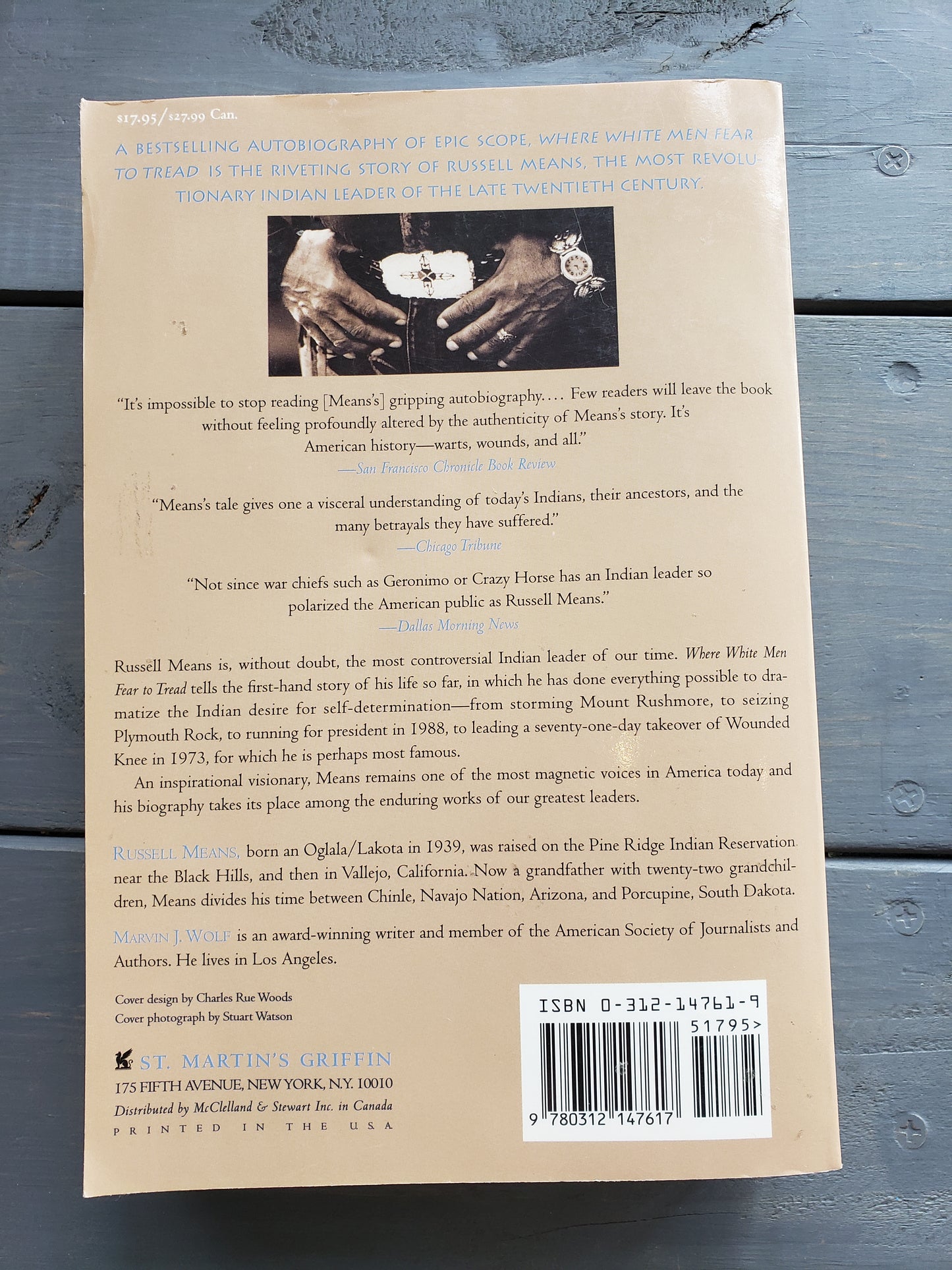 Where White Men Fear to Tread, The Autobiography of Russell Means